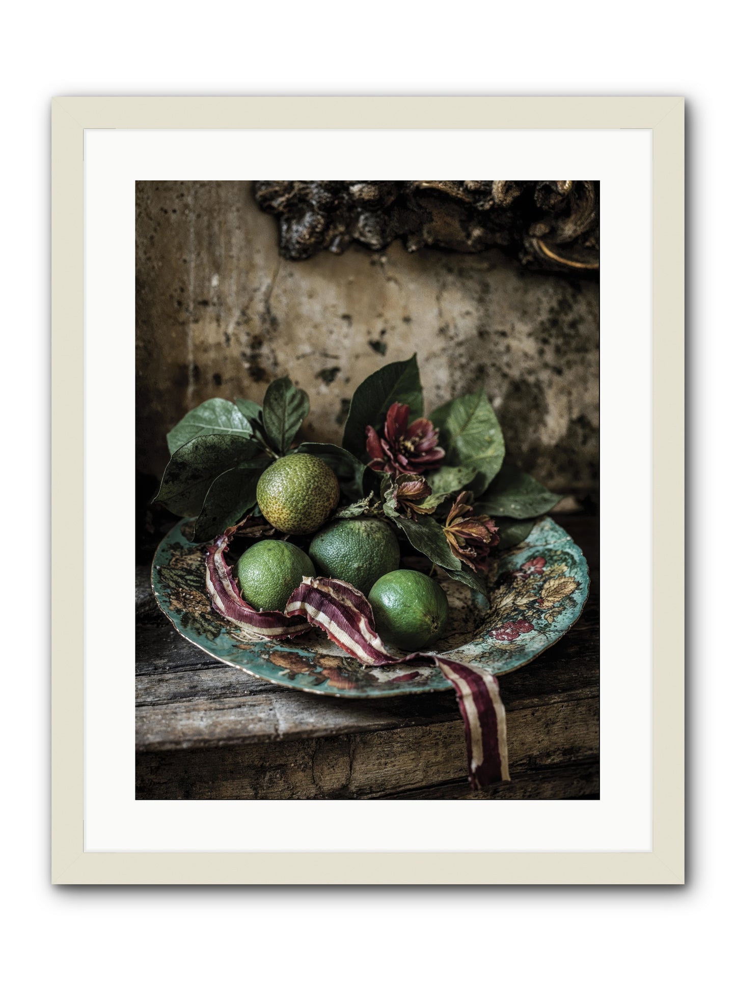 The generous earth -- Framed Print - White 18x24
