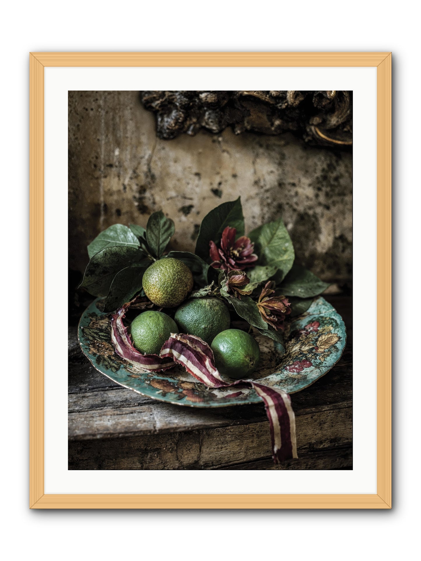 The generous earth -- Framed Print - Natural 24x32