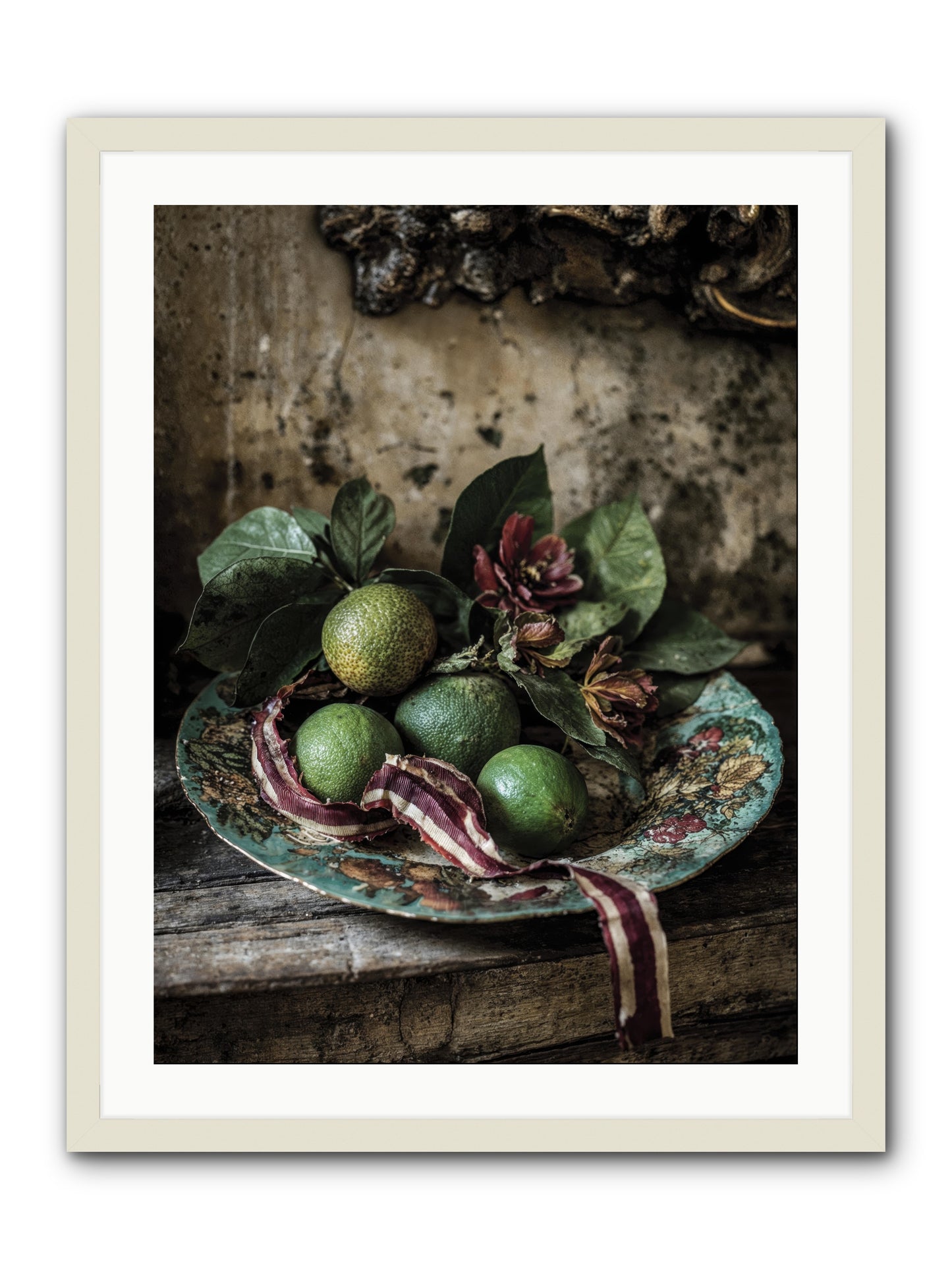 The generous earth -- Framed Print - White 24x32