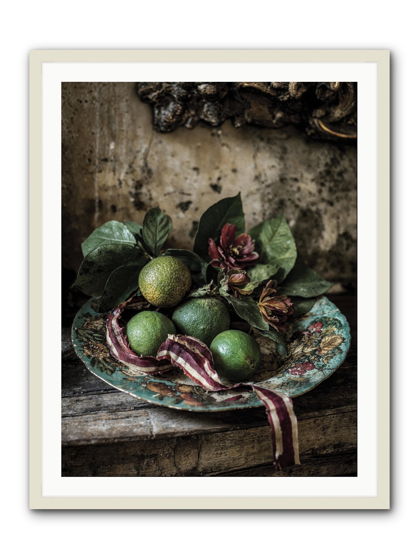 The generous earth -- Framed Print - White 30x40