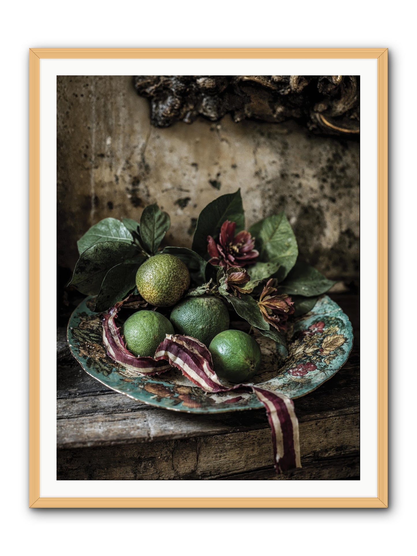 The generous earth -- Framed Print - Natural 36x48