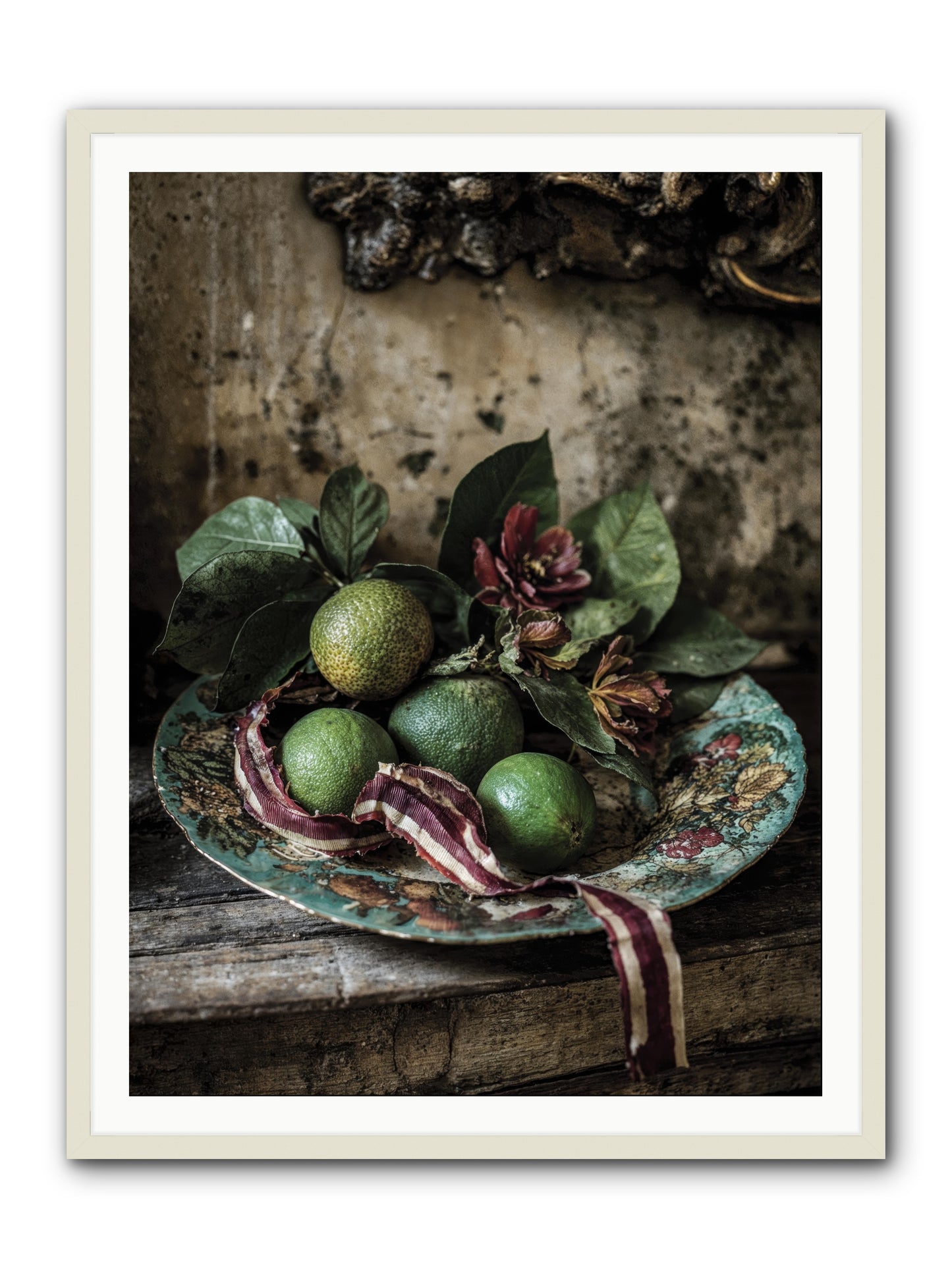 The generous earth -- Framed Print - White 36x48