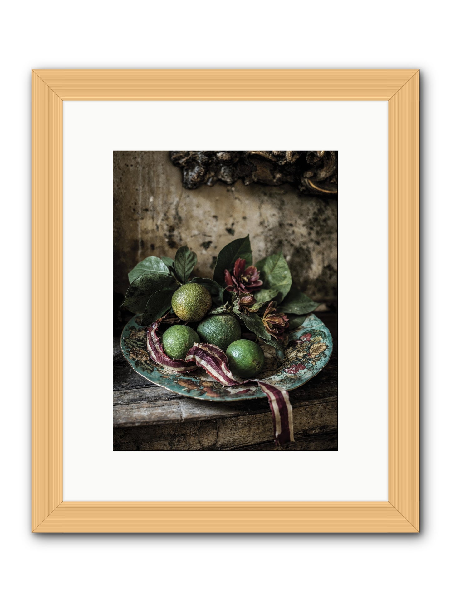 The generous earth -- Framed Print - Natural 9x12