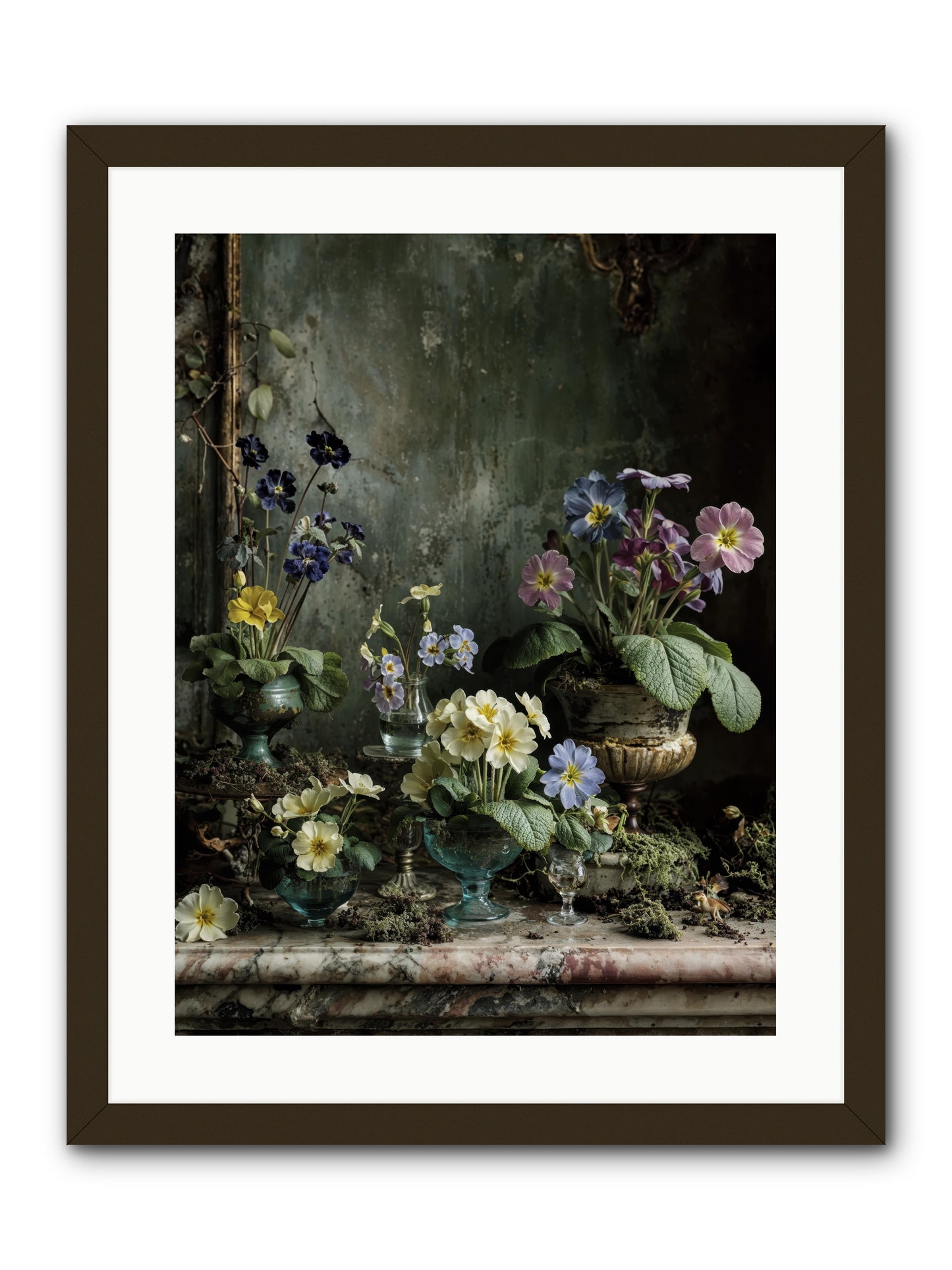 The glow that remains -- Framed Print - Black 18x24