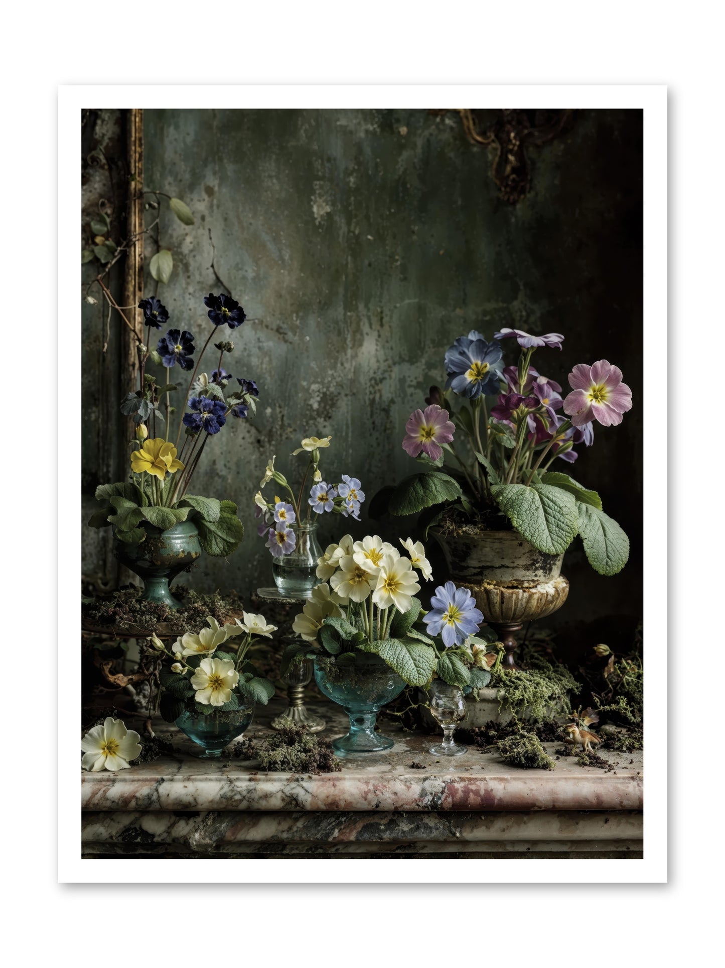 The glow that remains -- Loose Canvas Print 24x32