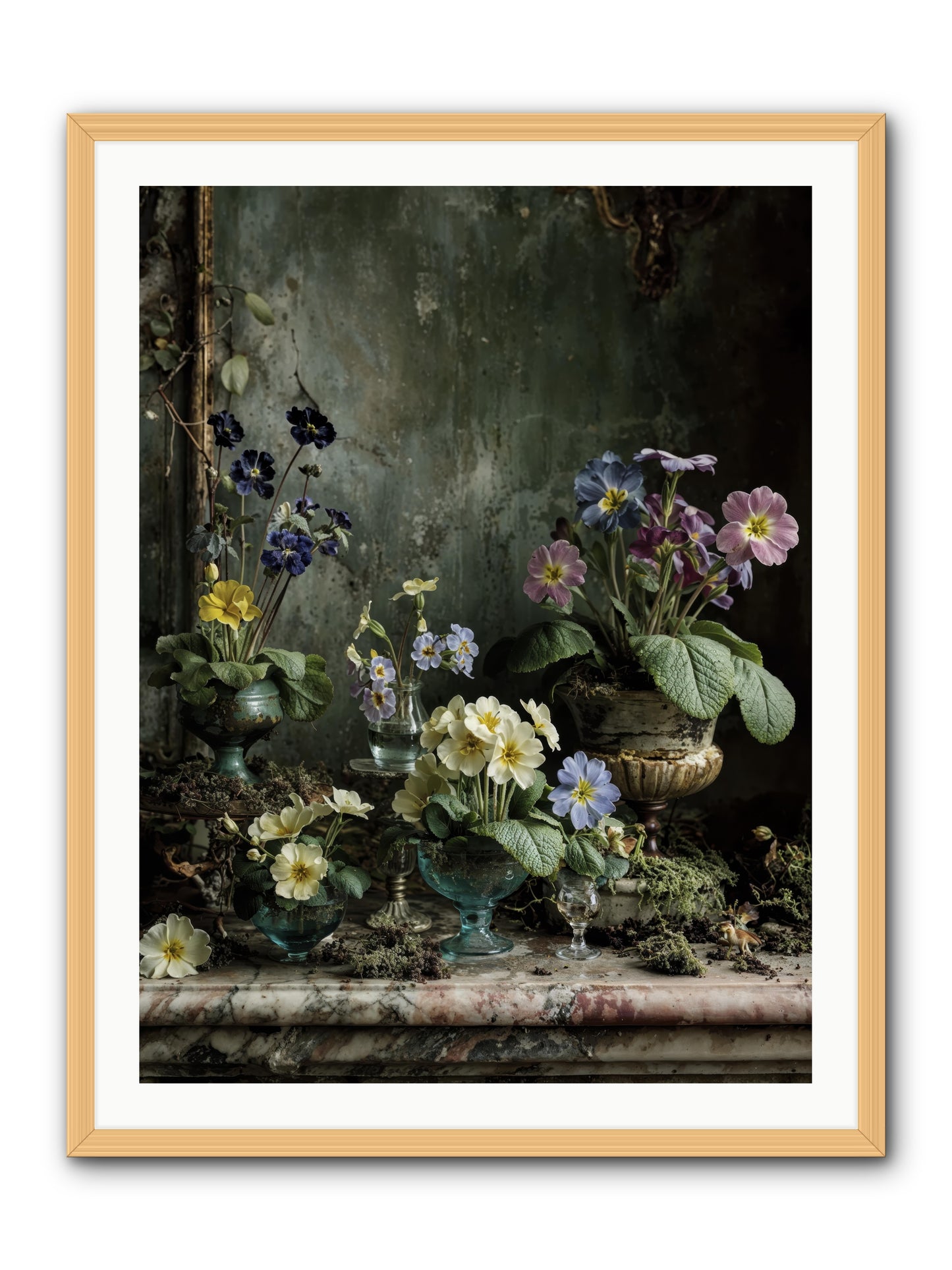 The glow that remains -- Framed Print - Natural 30x40