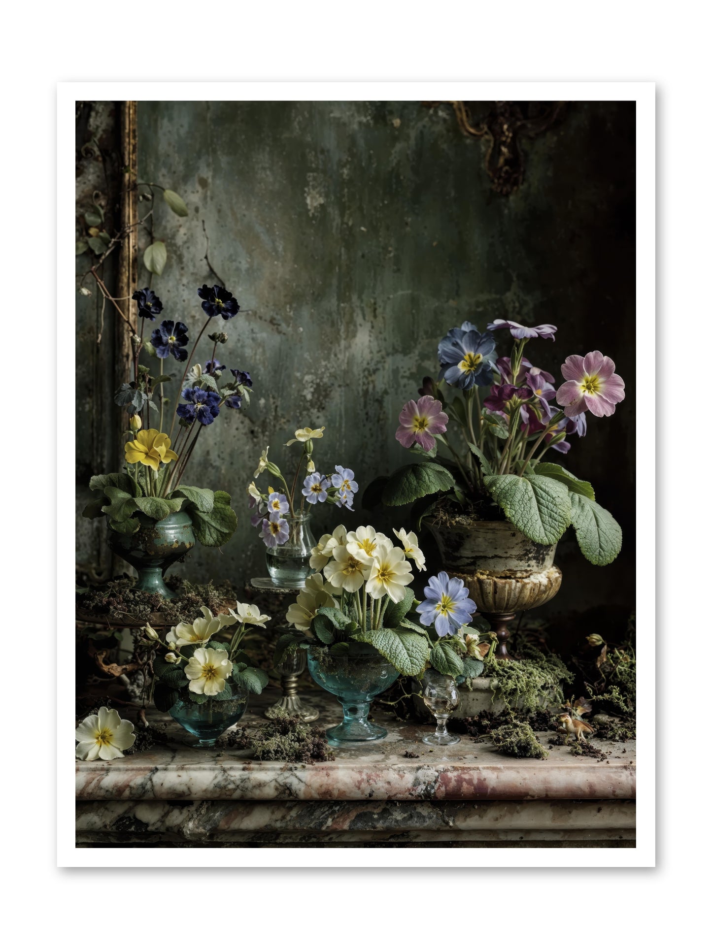 The glow that remains -- Loose Canvas Print 30x40