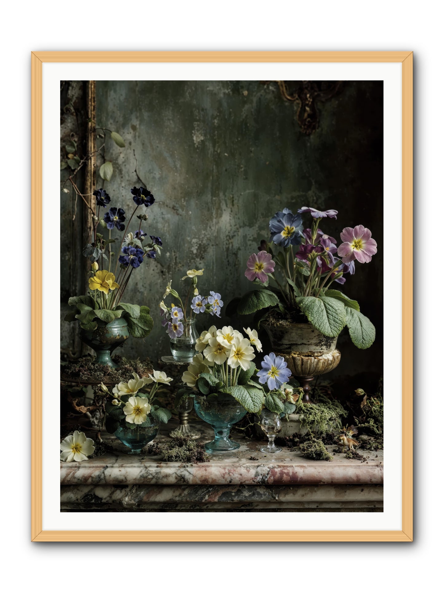 The glow that remains -- Framed Print - Natural 36x48