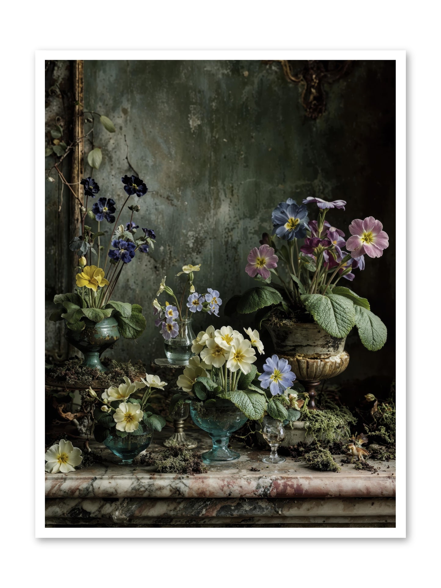 The glow that remains -- Loose Canvas Print 36x48