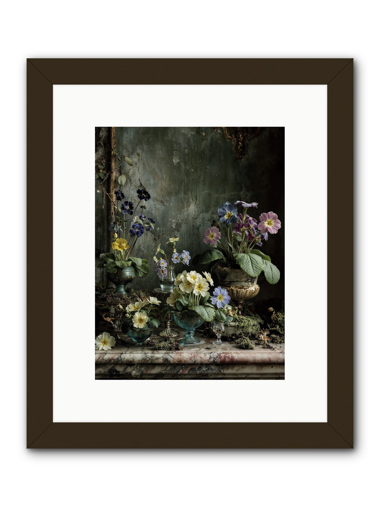 The glow that remains -- Framed Print - Black 9x12
