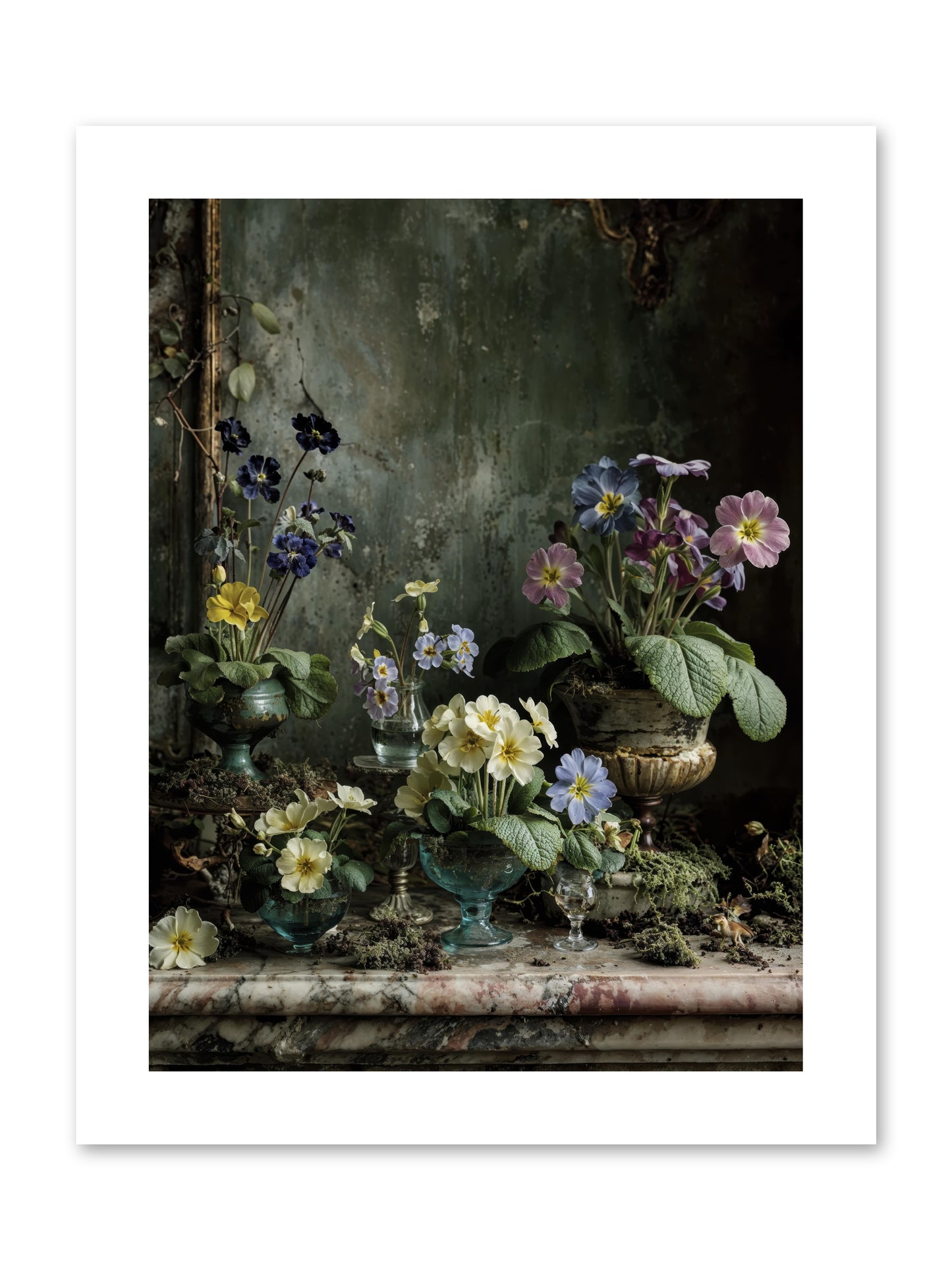 The glow that remains -- Loose Canvas Print 9x12