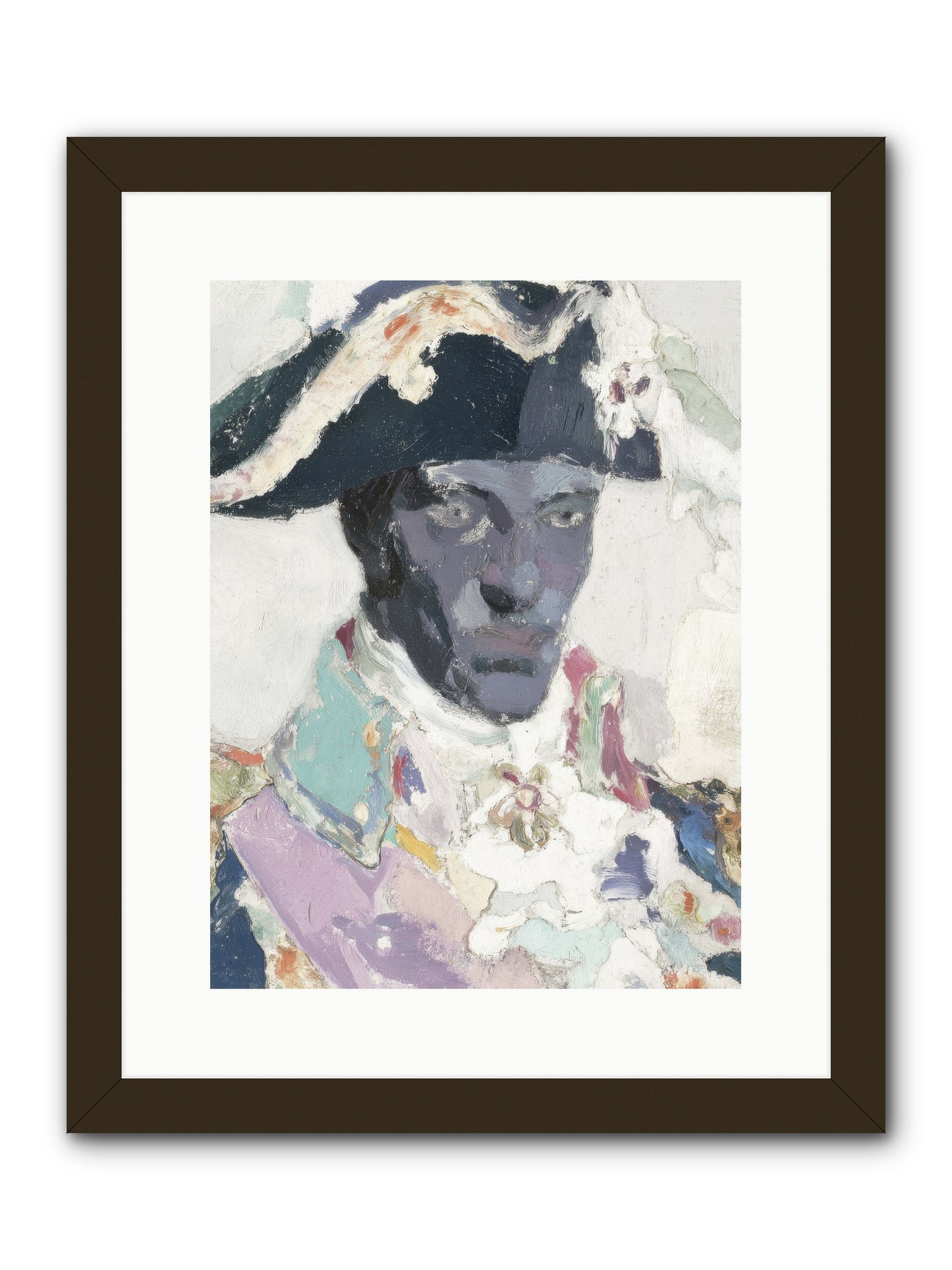 The heart that holds course -- Framed Print - Black 12x16