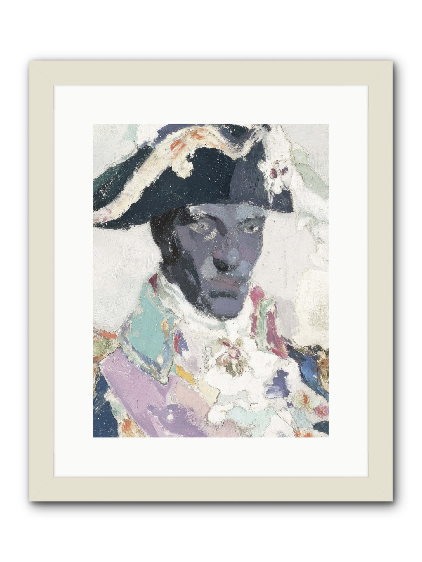 The heart that holds course -- Framed Print - White 12x16