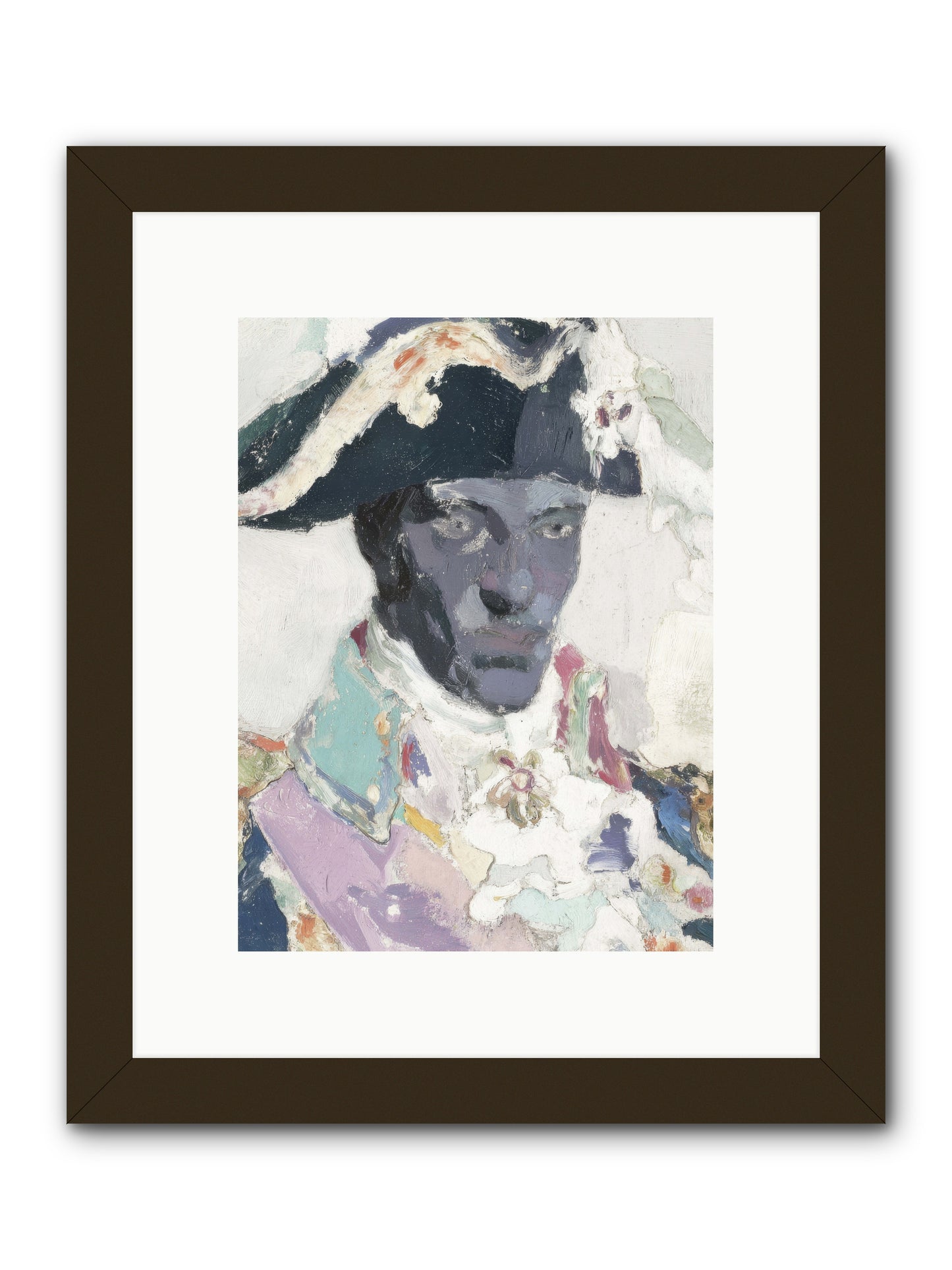 The heart that holds course -- Framed Print - Black 9x12