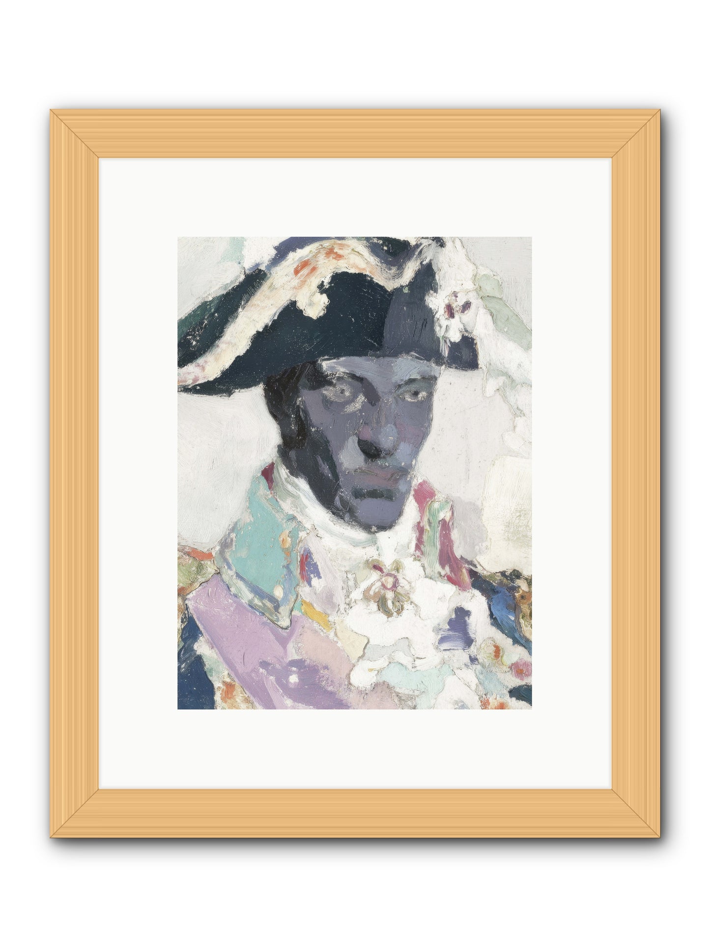 The heart that holds course -- Framed Print - Natural 9x12