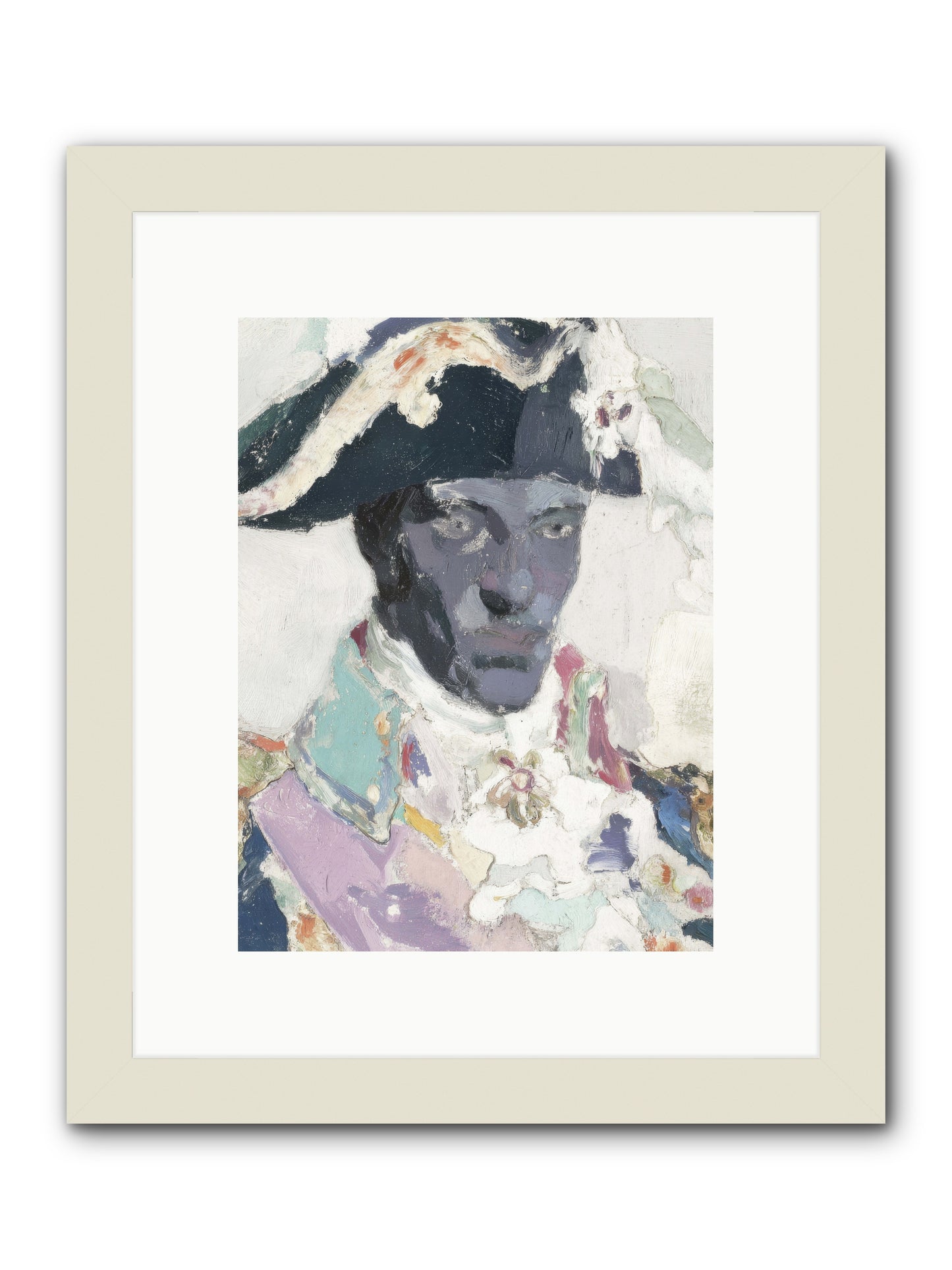 The heart that holds course -- Framed Print - White 9x12