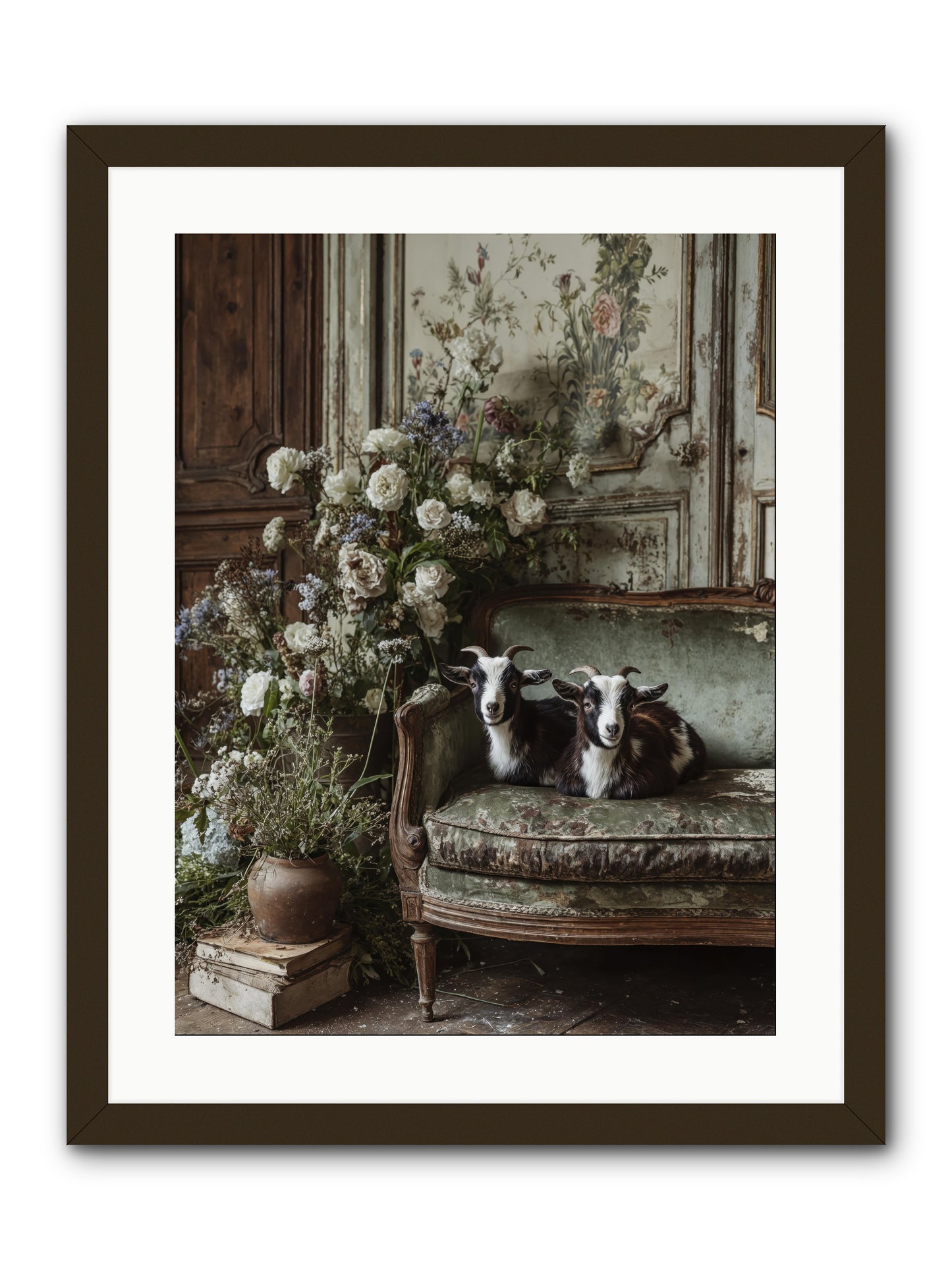 The heart's chosen joy -- Framed Print - Black 18x24