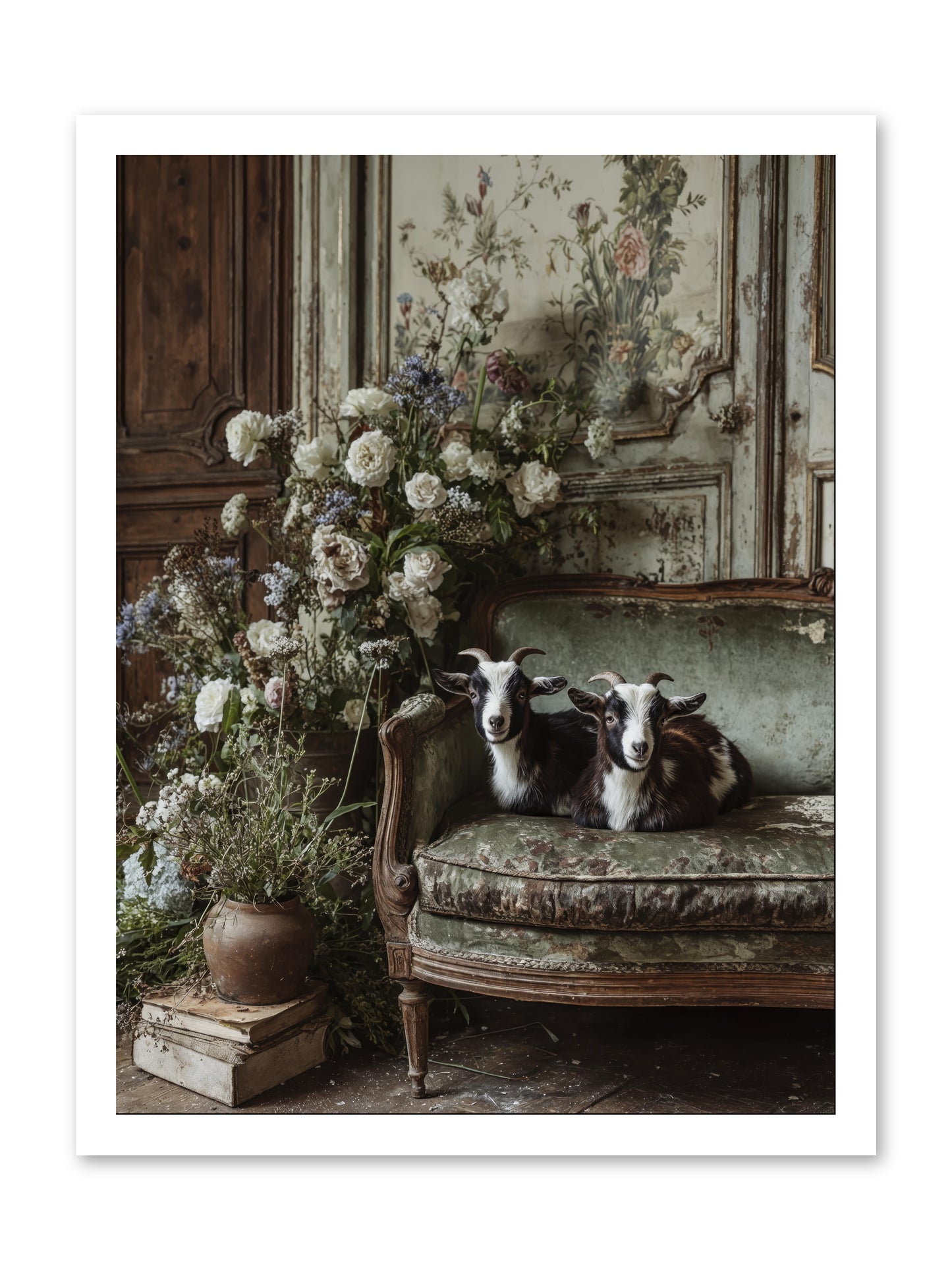 The heart's chosen joy -- Loose Canvas Print 18x24