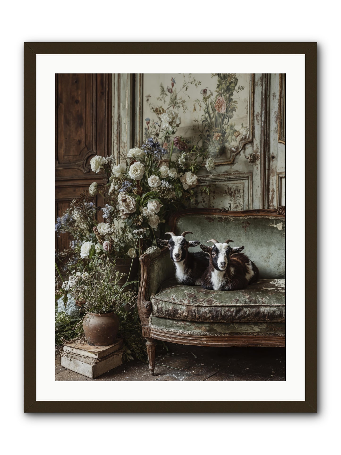 The heart's chosen joy -- Framed Print - Black 24x32