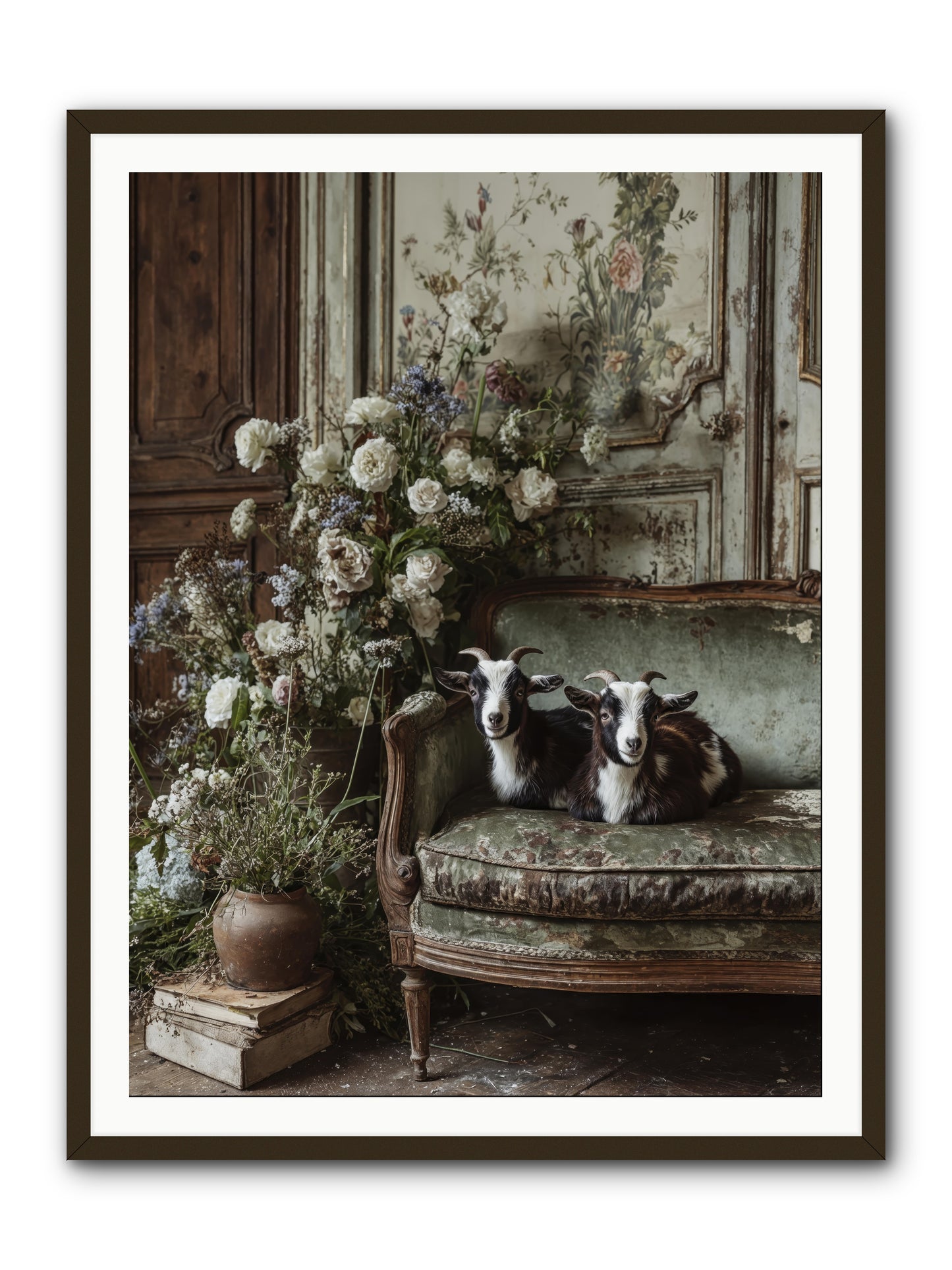 The heart's chosen joy -- Framed Print - Black 36x48