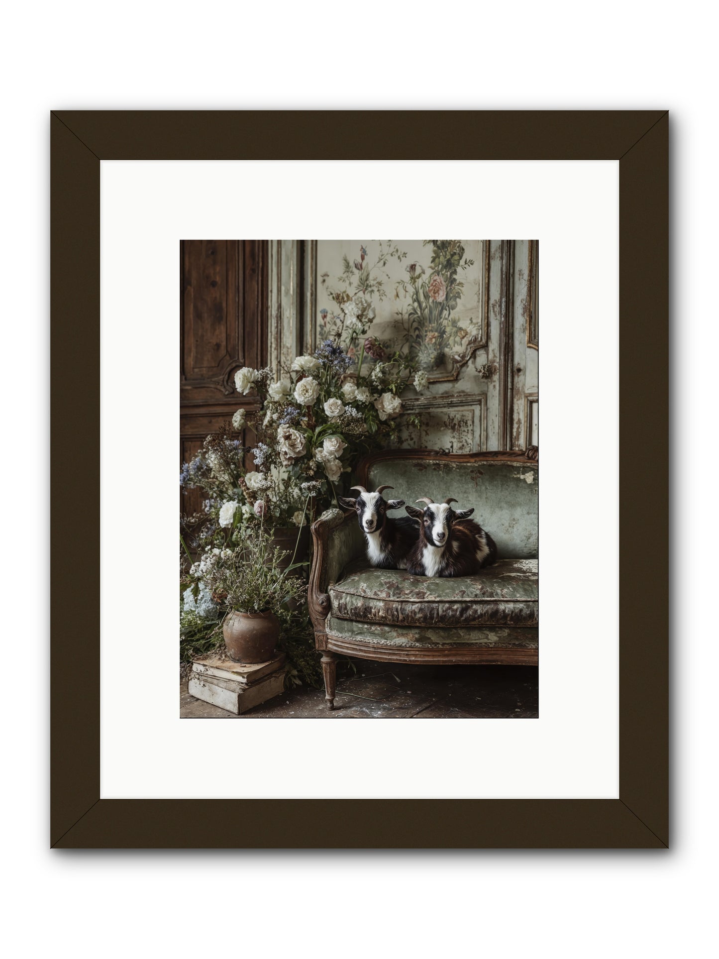 The heart's chosen joy -- Framed Print - Black 9x12