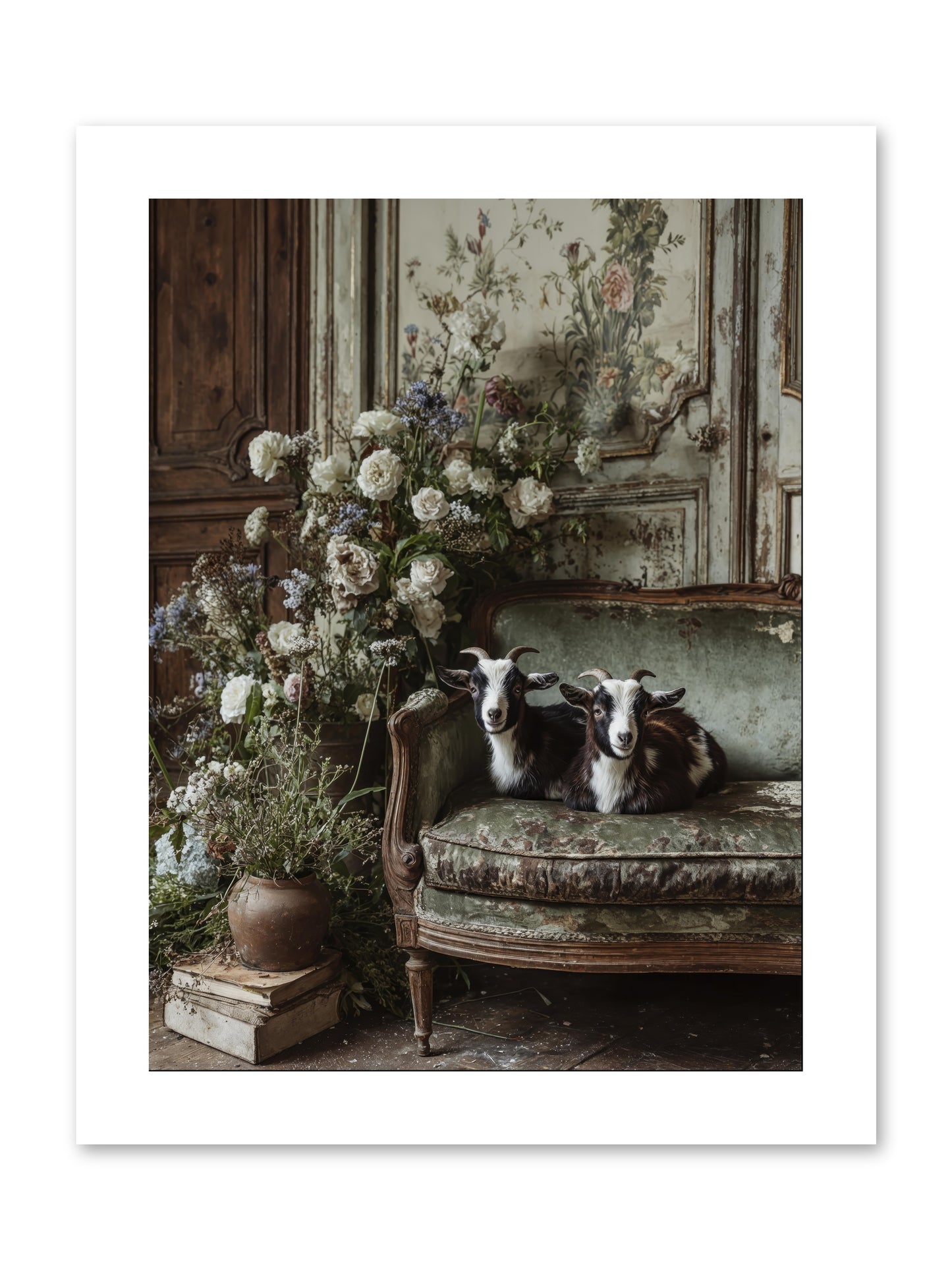 The heart's chosen joy -- Loose Canvas Print 9x12