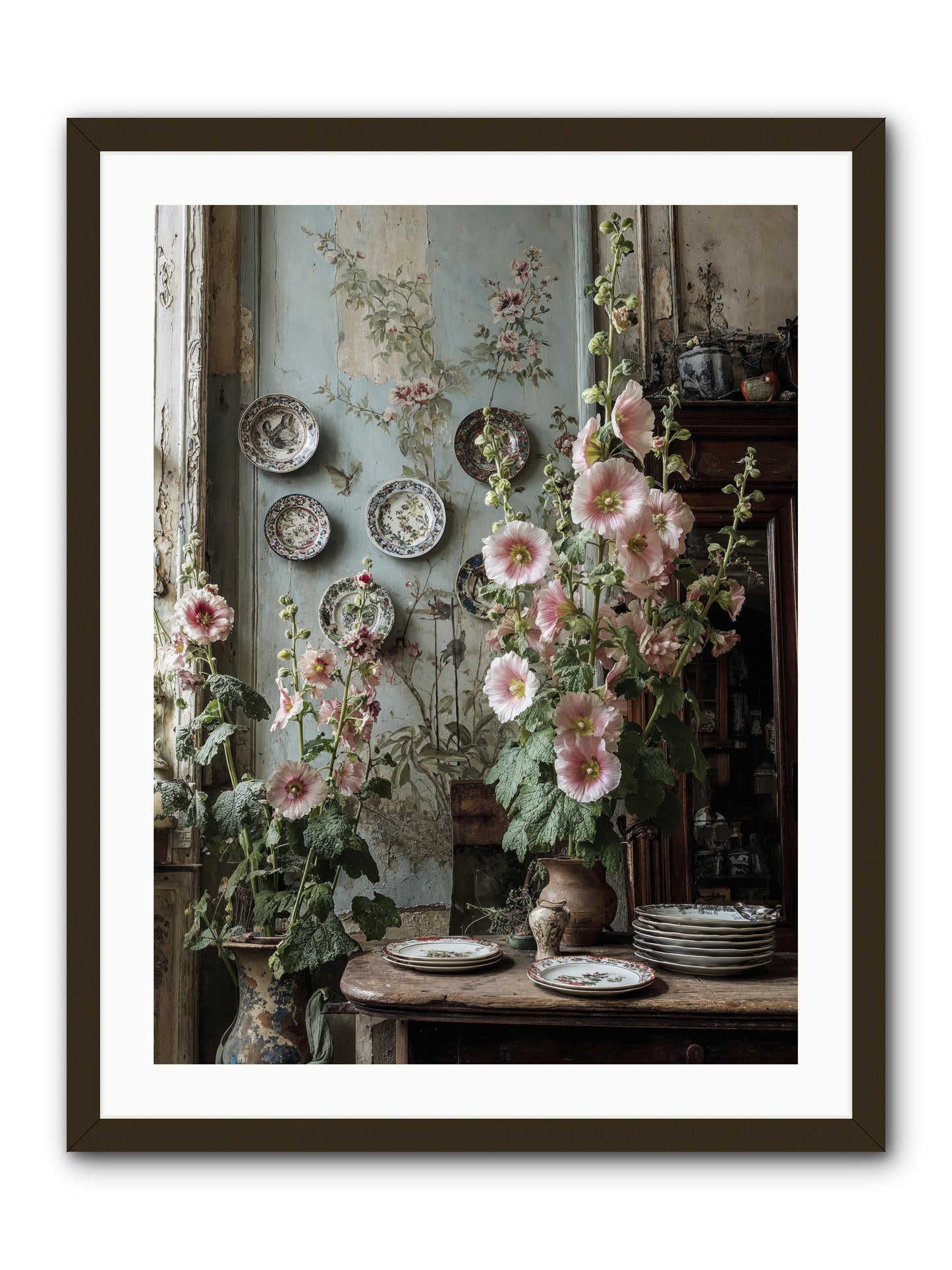 The highlands -- Framed Print - Black 24x32