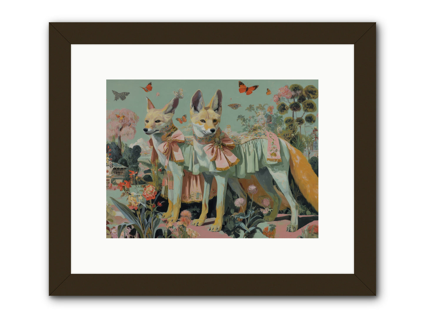 The last sparkling ember -- Framed Print - Black 12x9