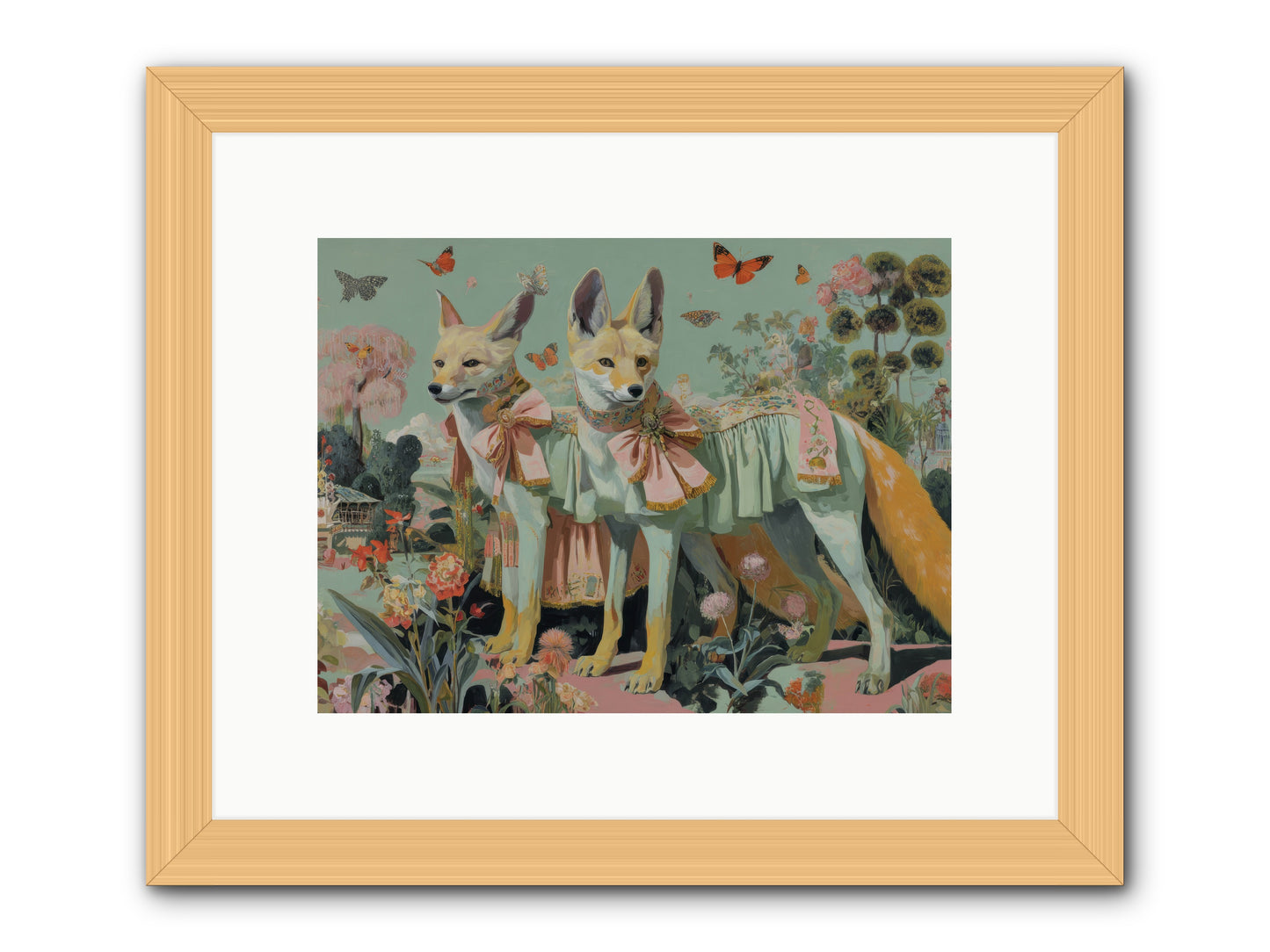 The last sparkling ember -- Framed Print - Natural 12x9