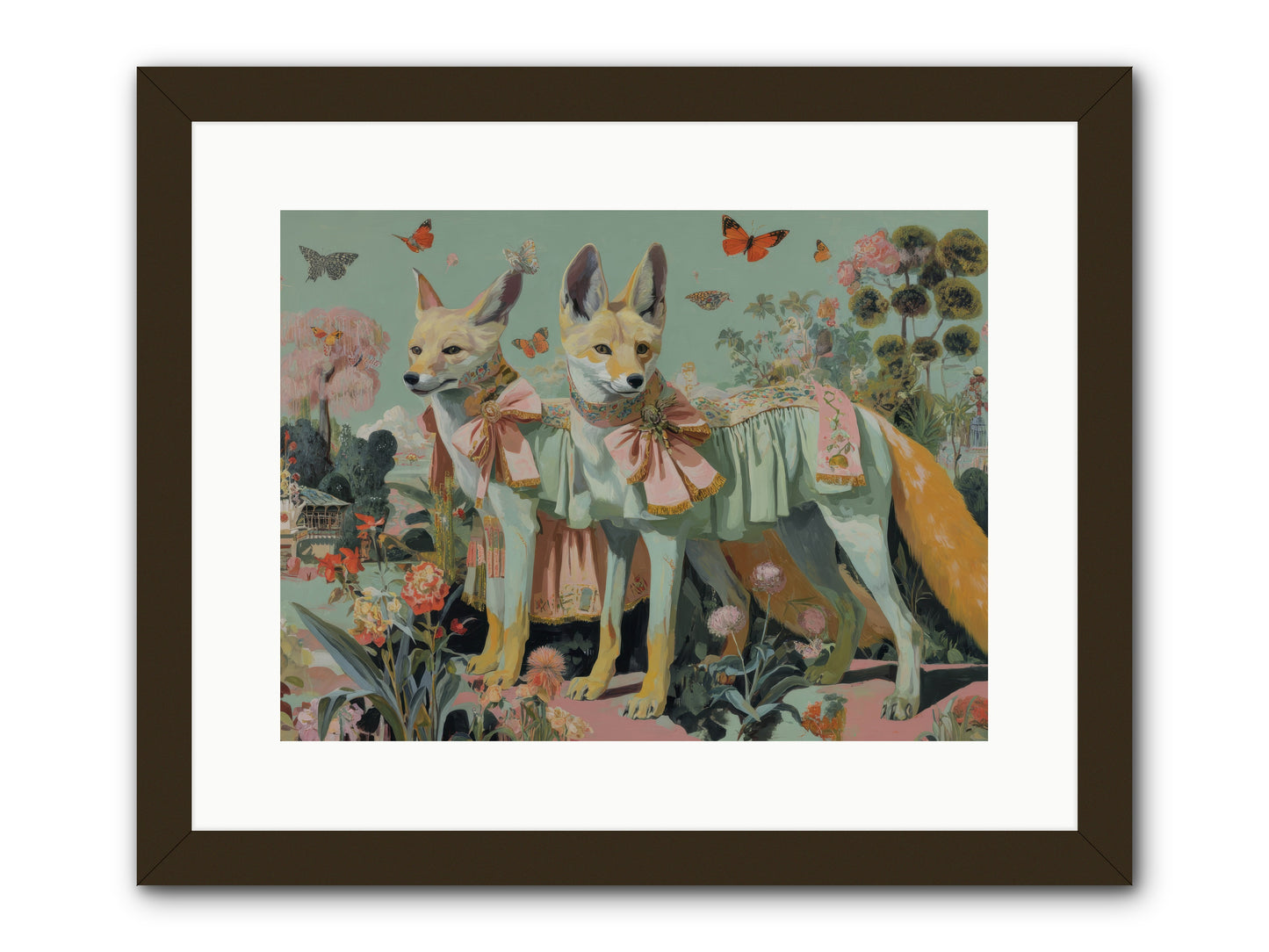 The last sparkling ember -- Framed Print - Black 16x12
