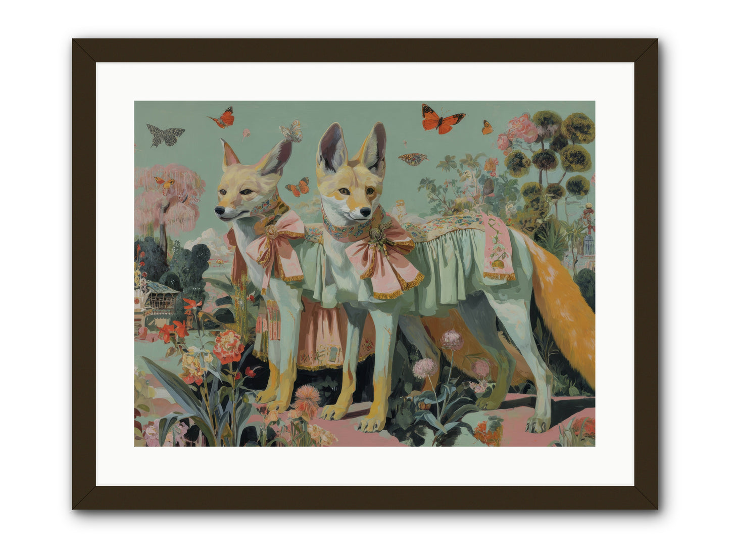 The last sparkling ember -- Framed Print - Black 24x18
