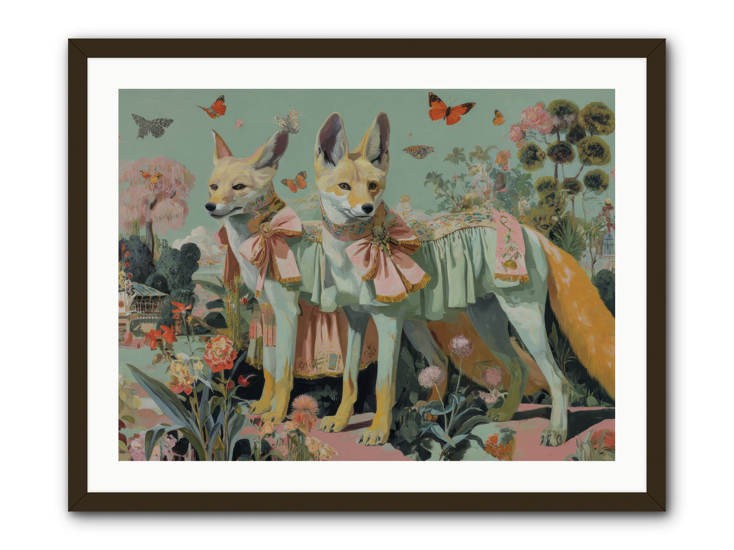 The last sparkling ember -- Framed Print - Black 32x24