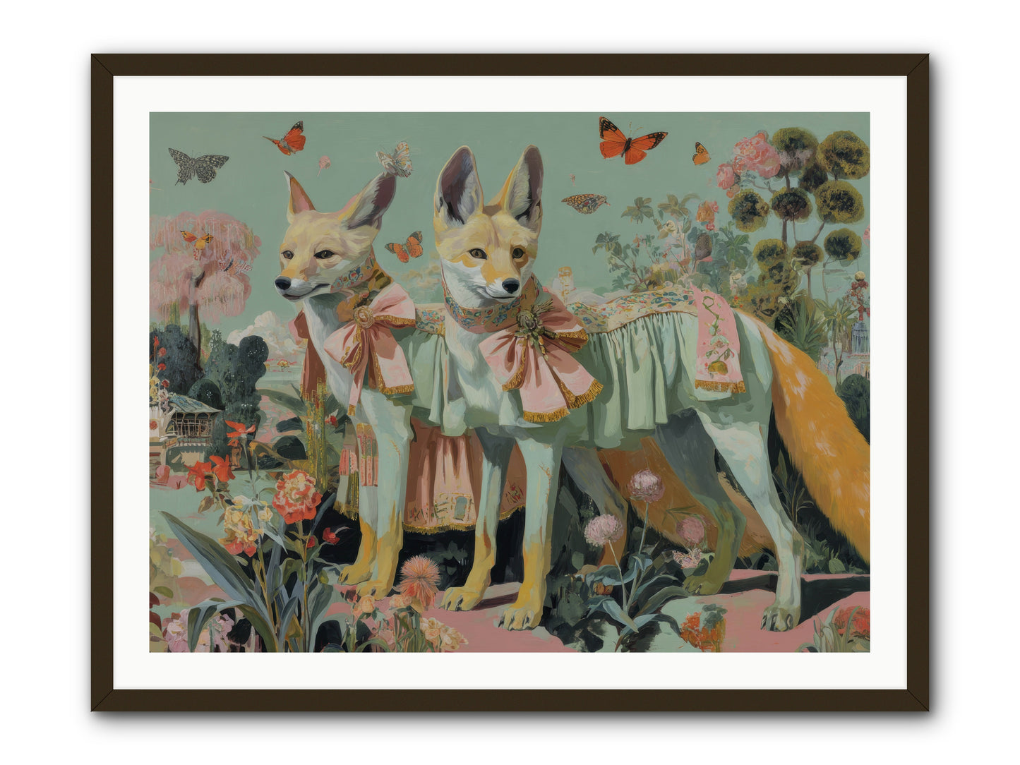 The last sparkling ember -- Framed Print - Black 40x30