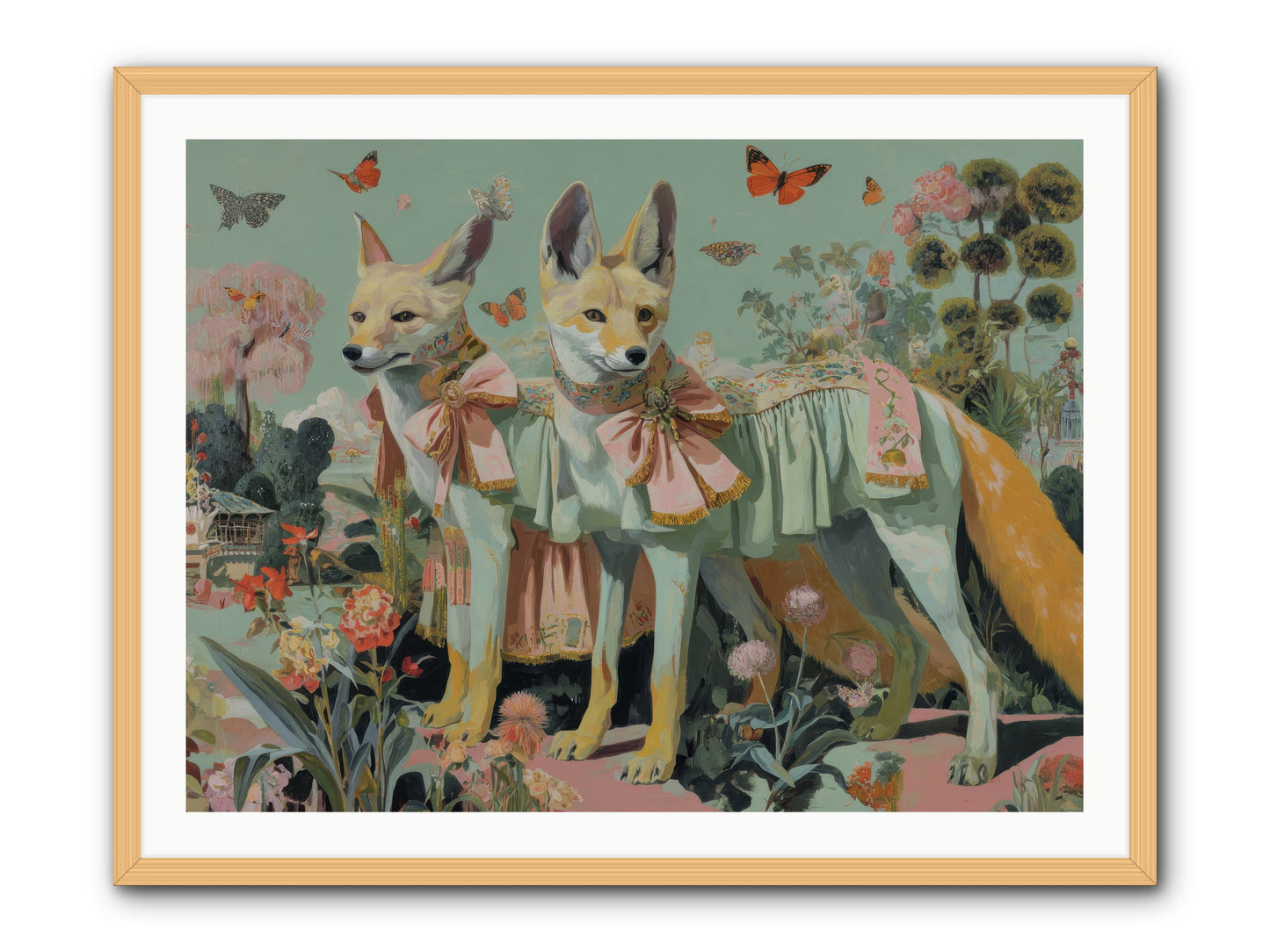 The last sparkling ember -- Framed Print - Natural 40x30