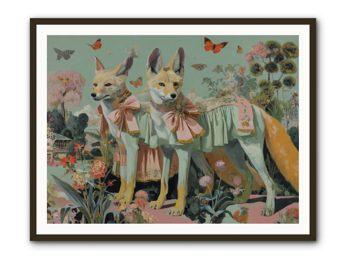 The last sparkling ember -- Framed Print - Black 48x36