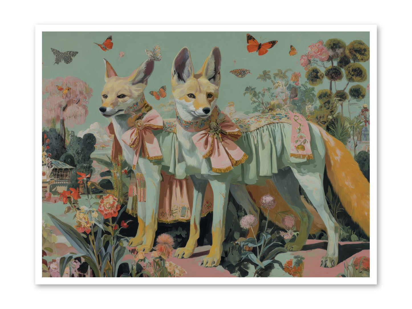 The last sparkling ember -- Loose Canvas Print 48x36