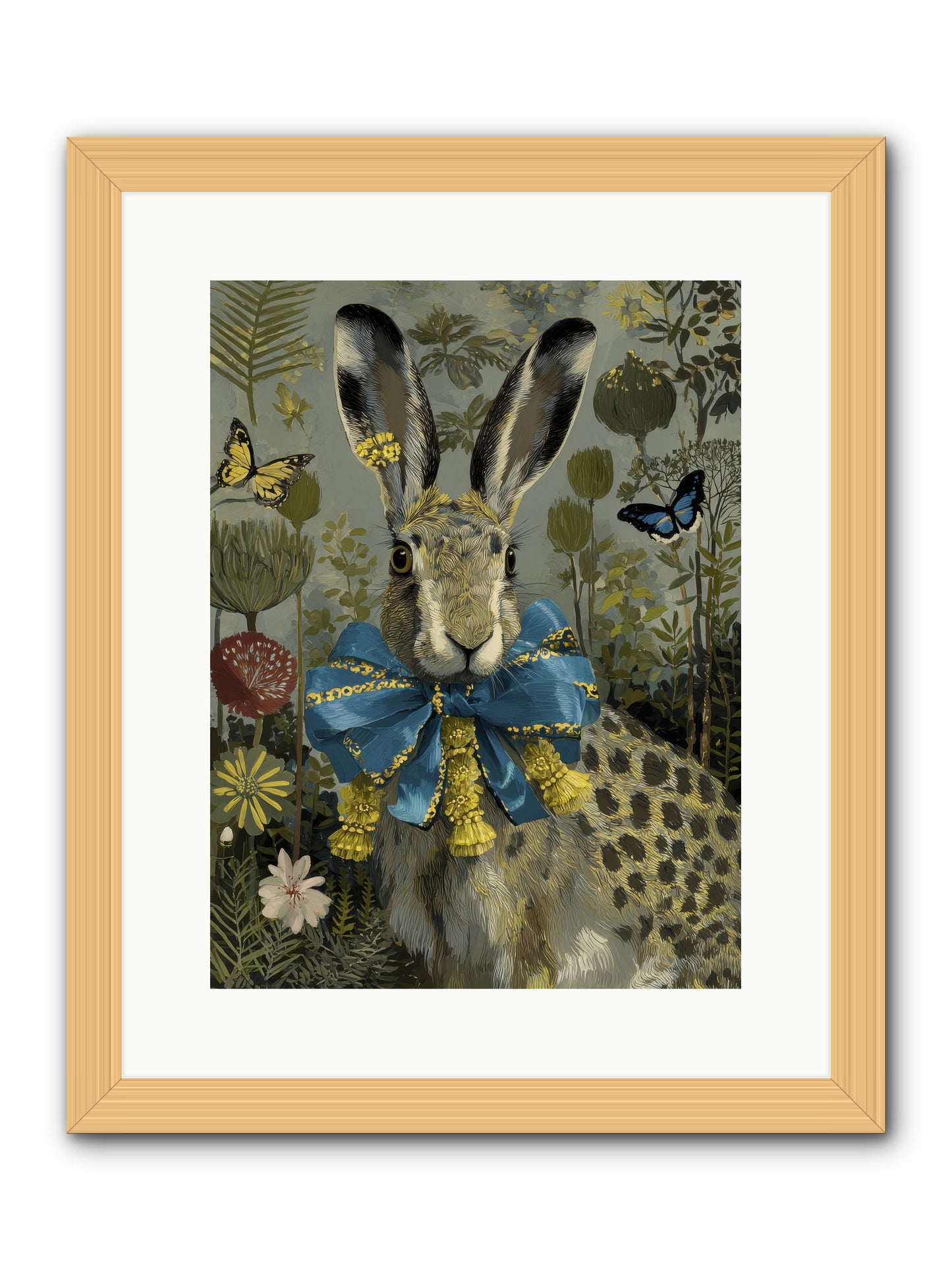 The quiet glimmer -- Framed Print - Natural 12x16