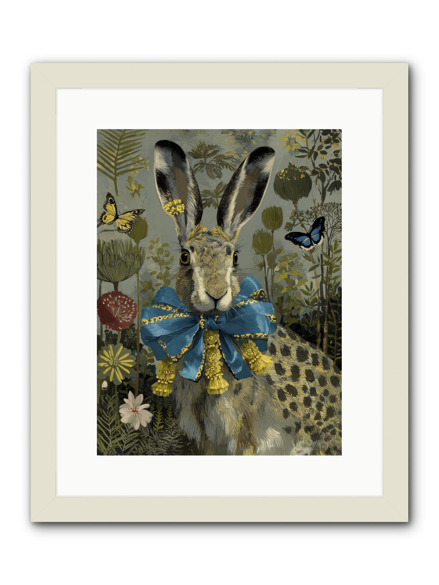 The quiet glimmer -- Framed Print - White 12x16