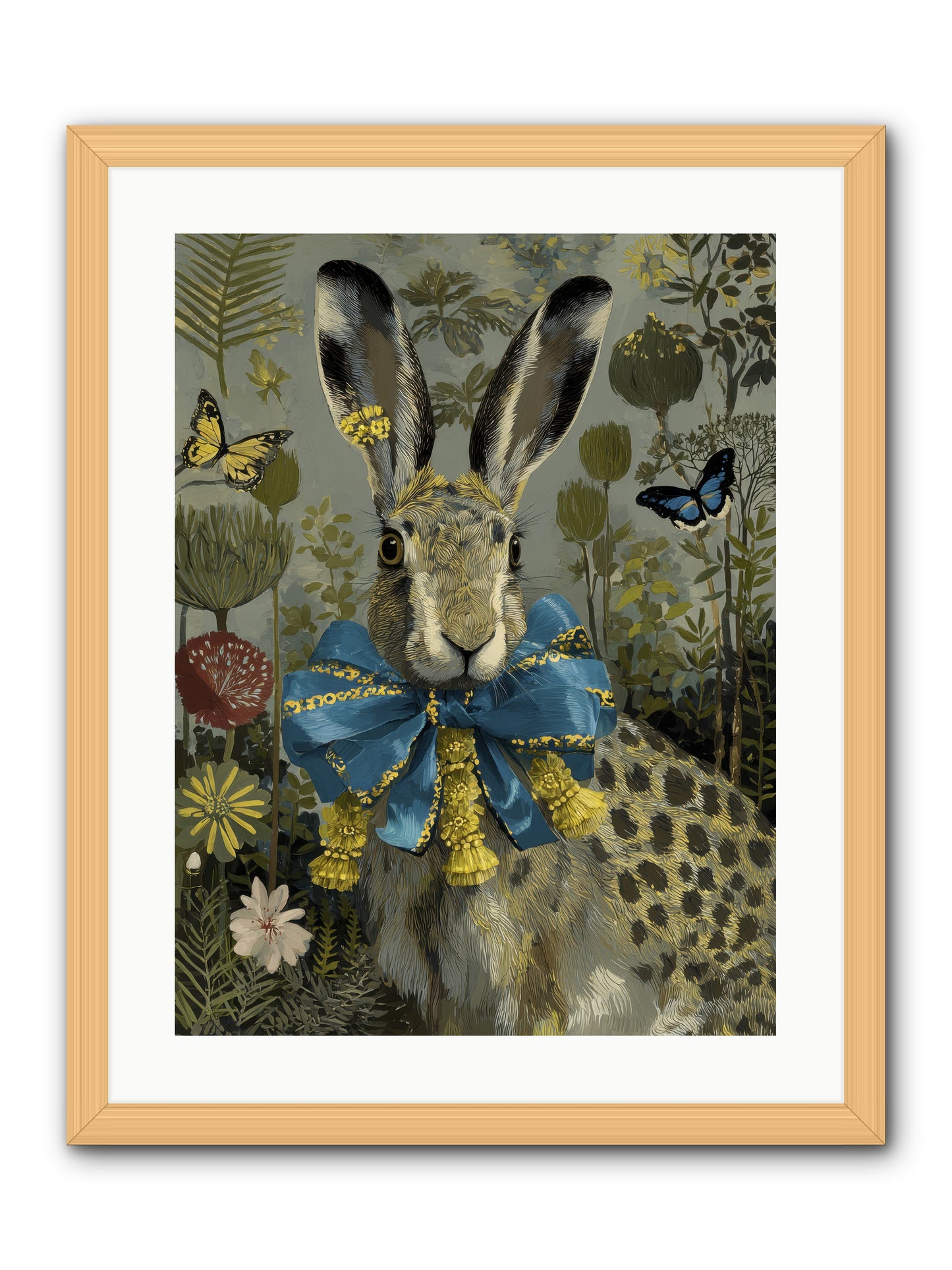 The quiet glimmer -- Framed Print - Natural 18x24