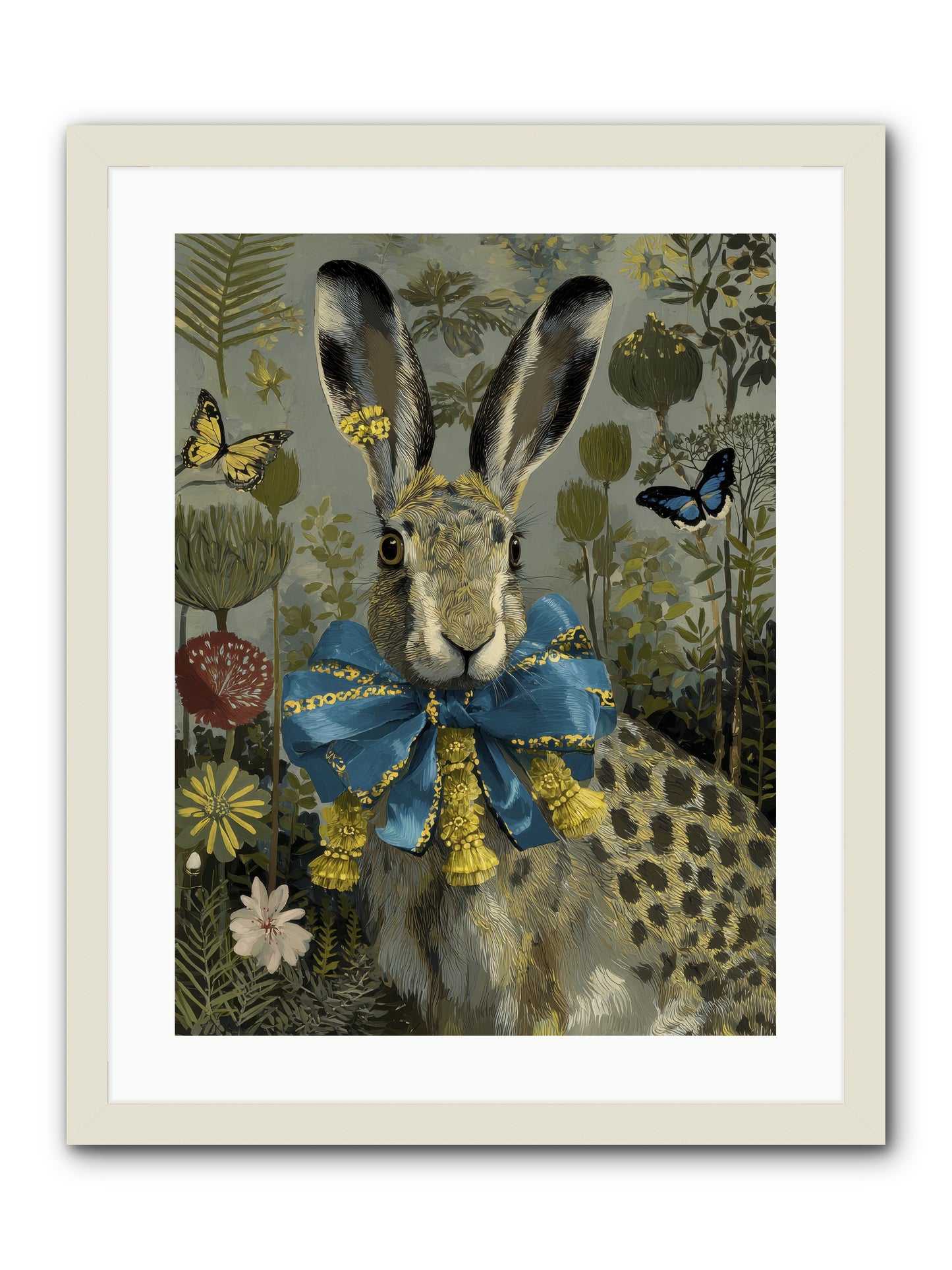 The quiet glimmer -- Framed Print - White 18x24