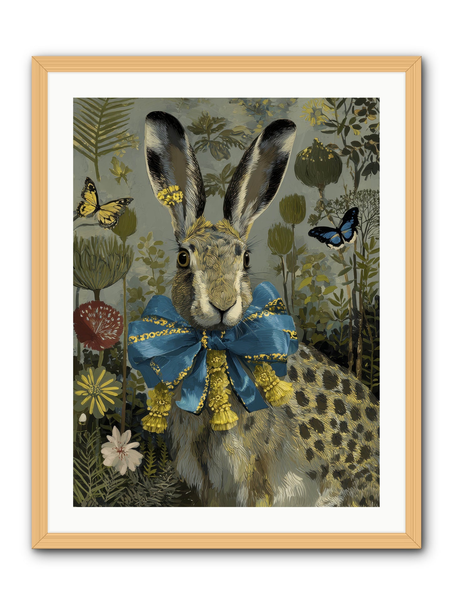 The quiet glimmer -- Framed Print - Natural 24x32