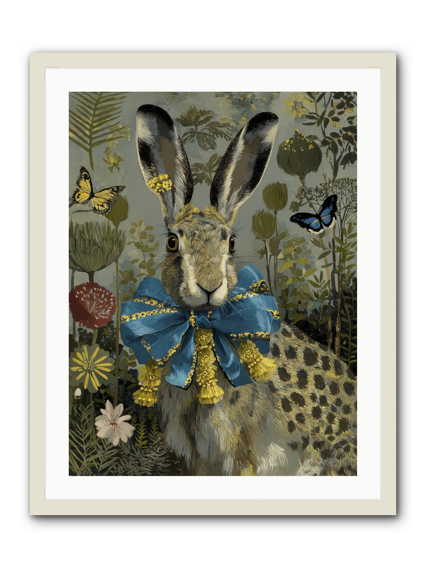 The quiet glimmer -- Framed Print - White 24x32