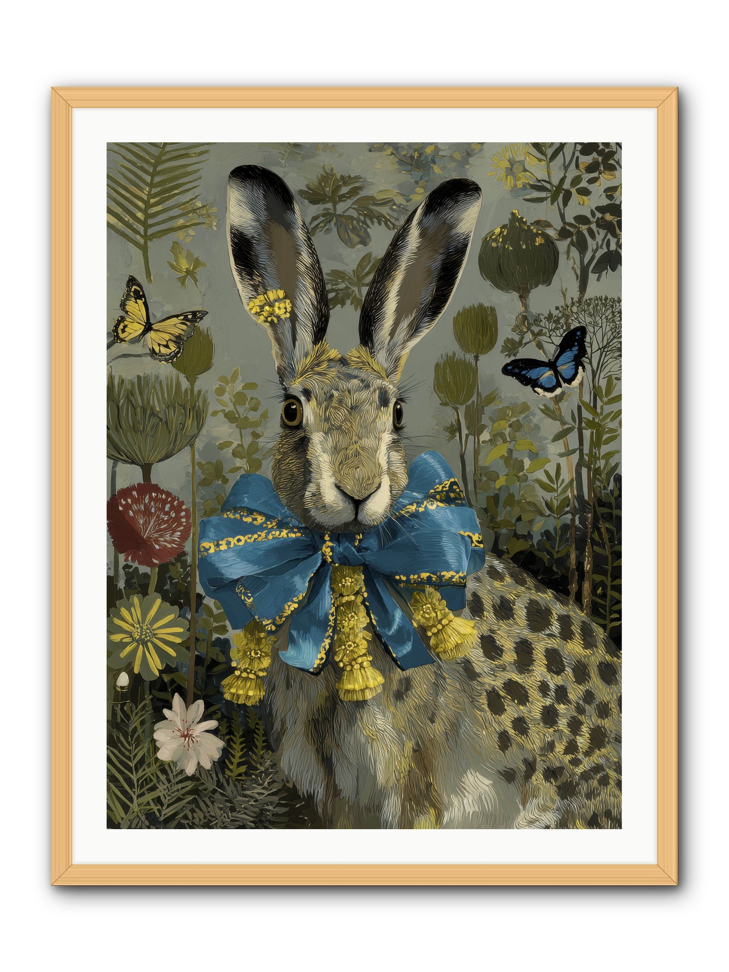 The quiet glimmer -- Framed Print - Natural 30x40