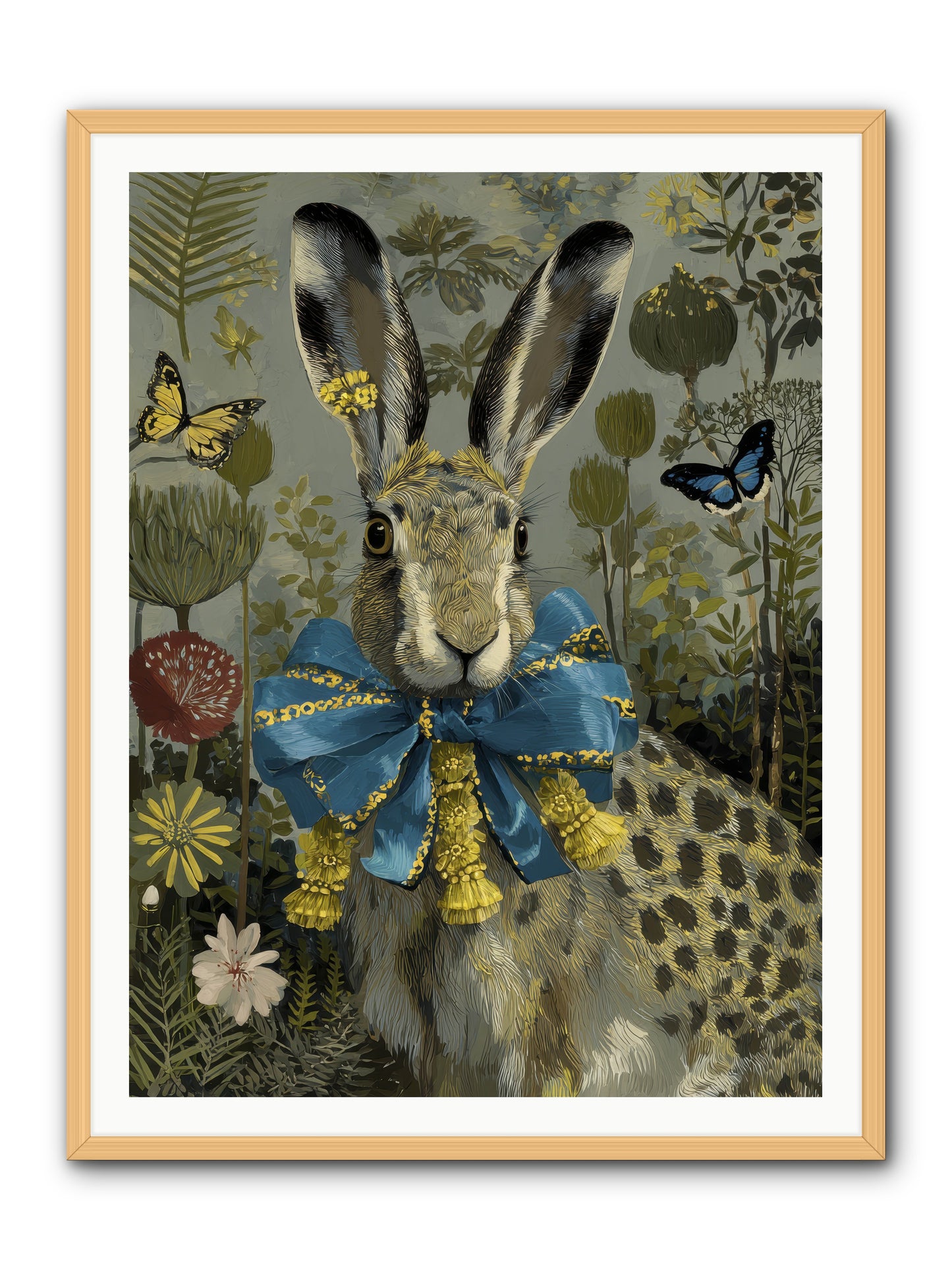 The quiet glimmer -- Framed Print - Natural 36x48
