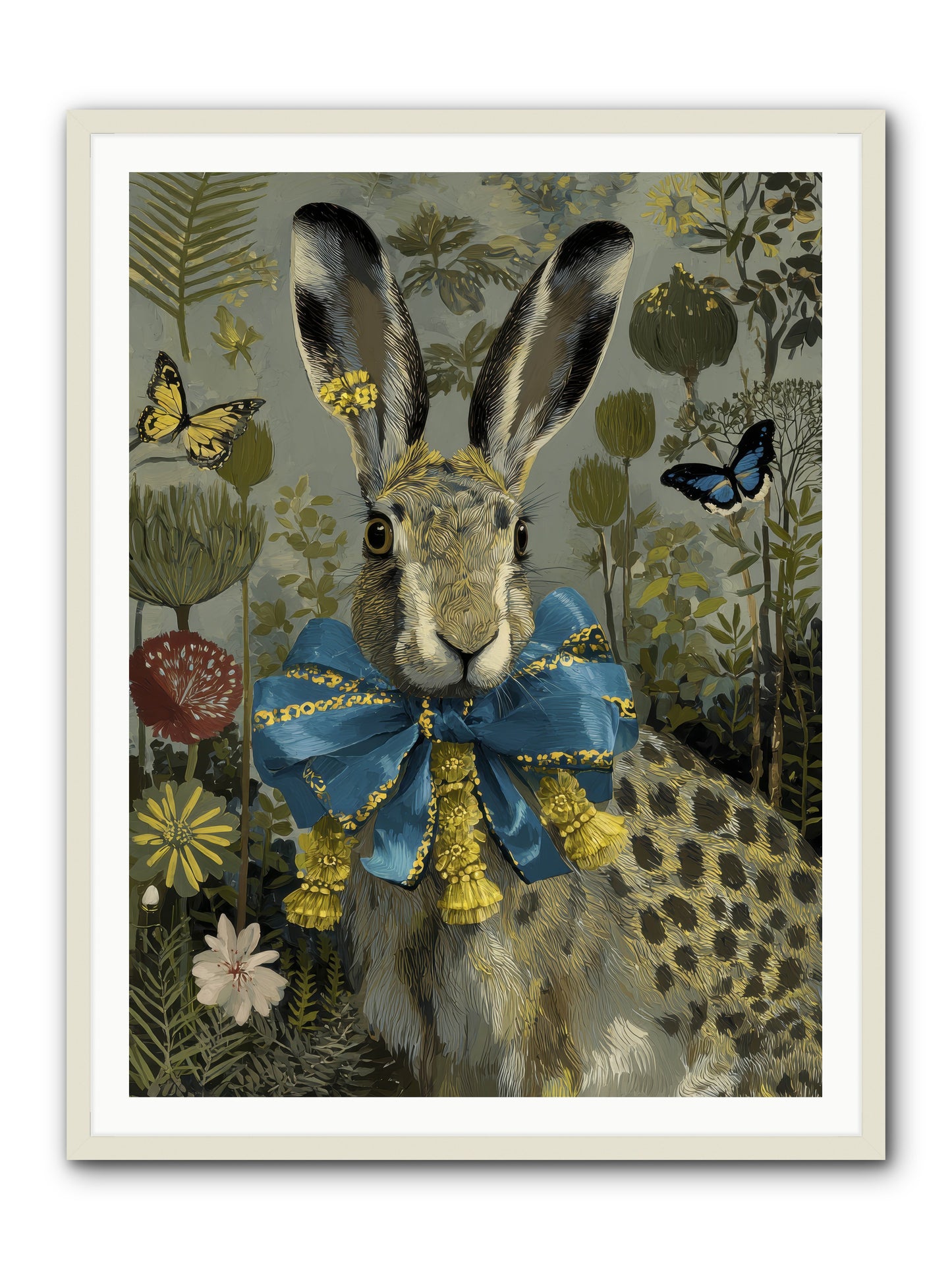 The quiet glimmer -- Framed Print - White 36x48