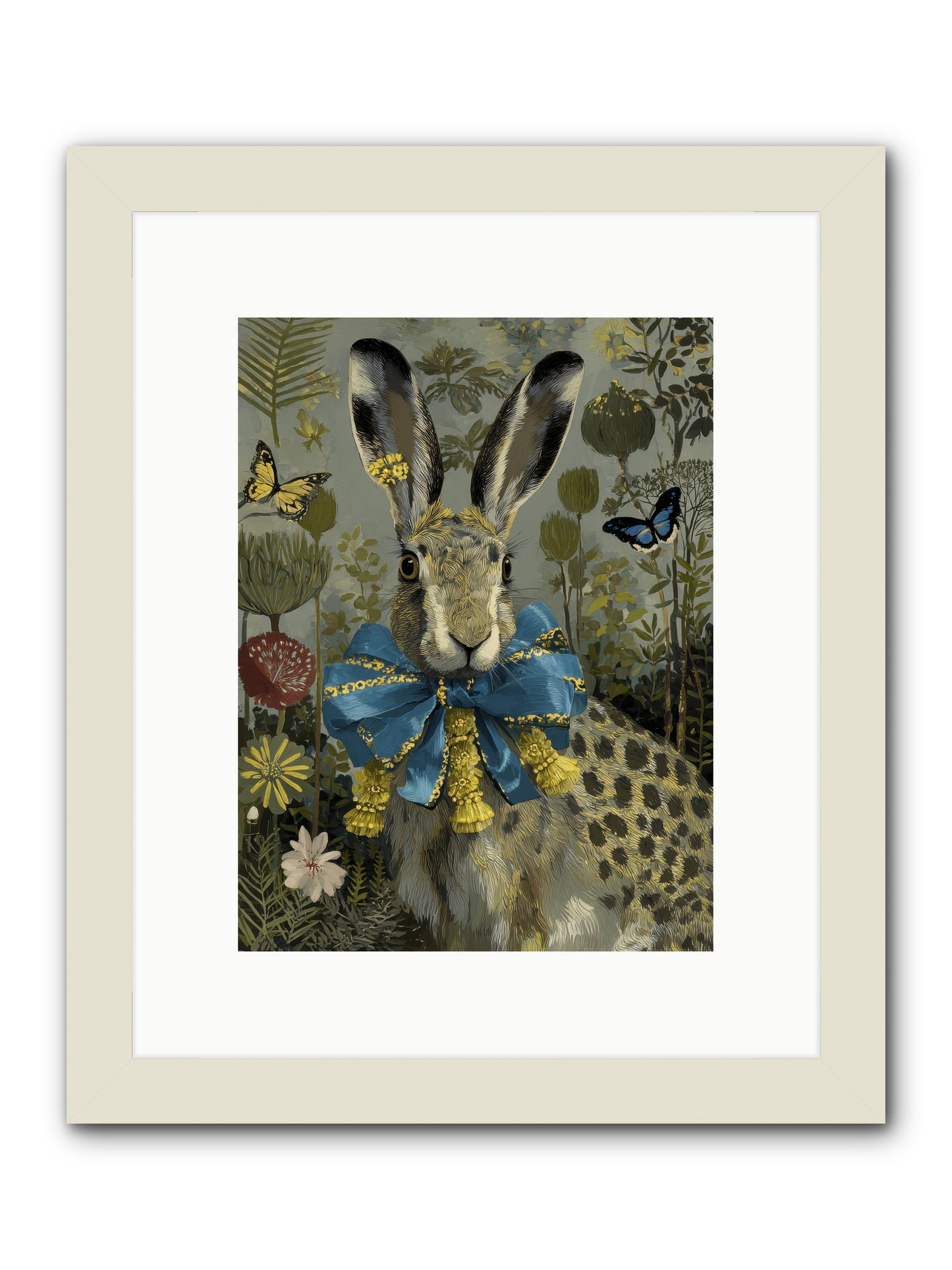 The quiet glimmer -- Framed Print - White 9x12