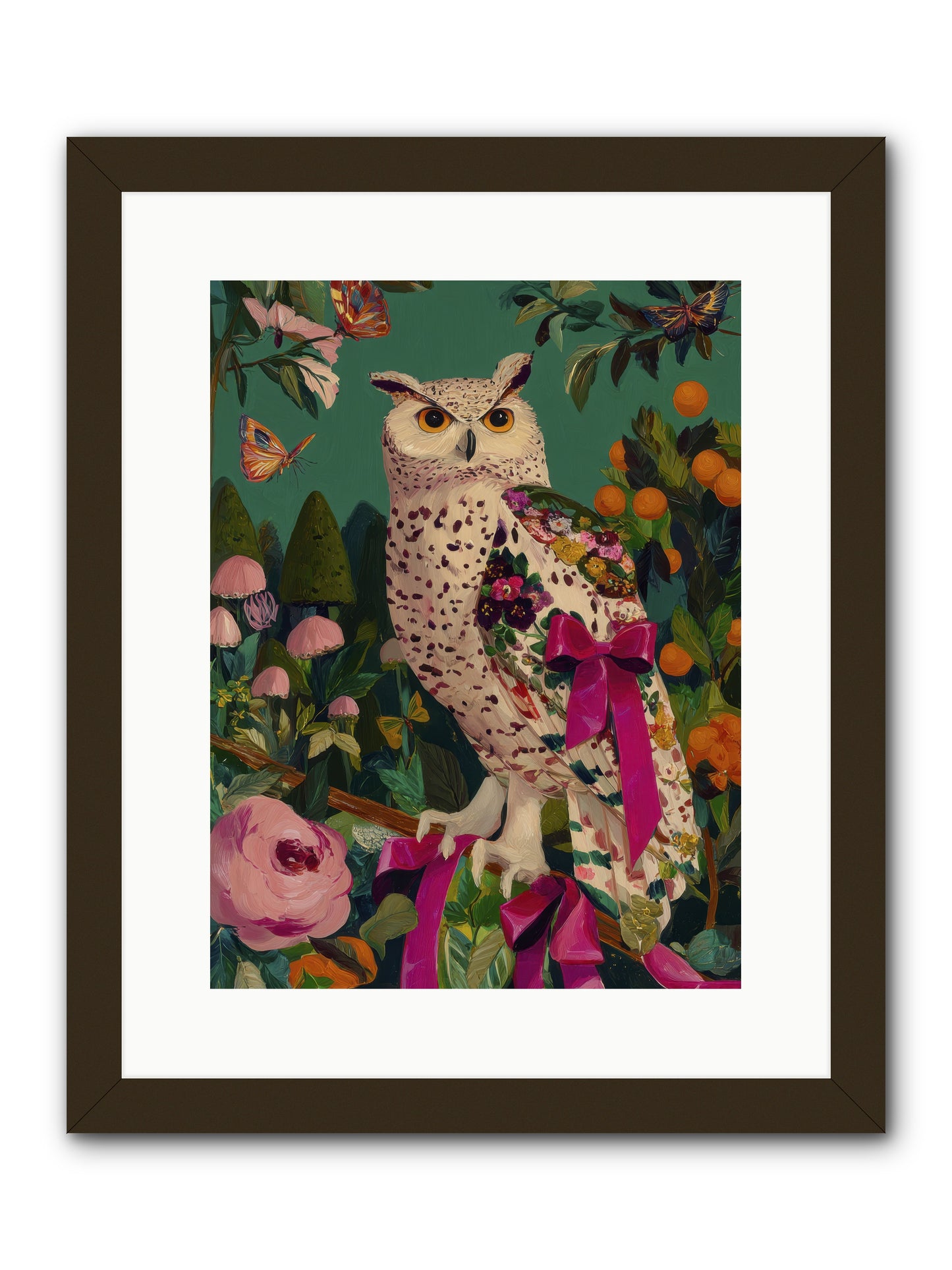 The quiet turning -- Framed Print - Black 12x16