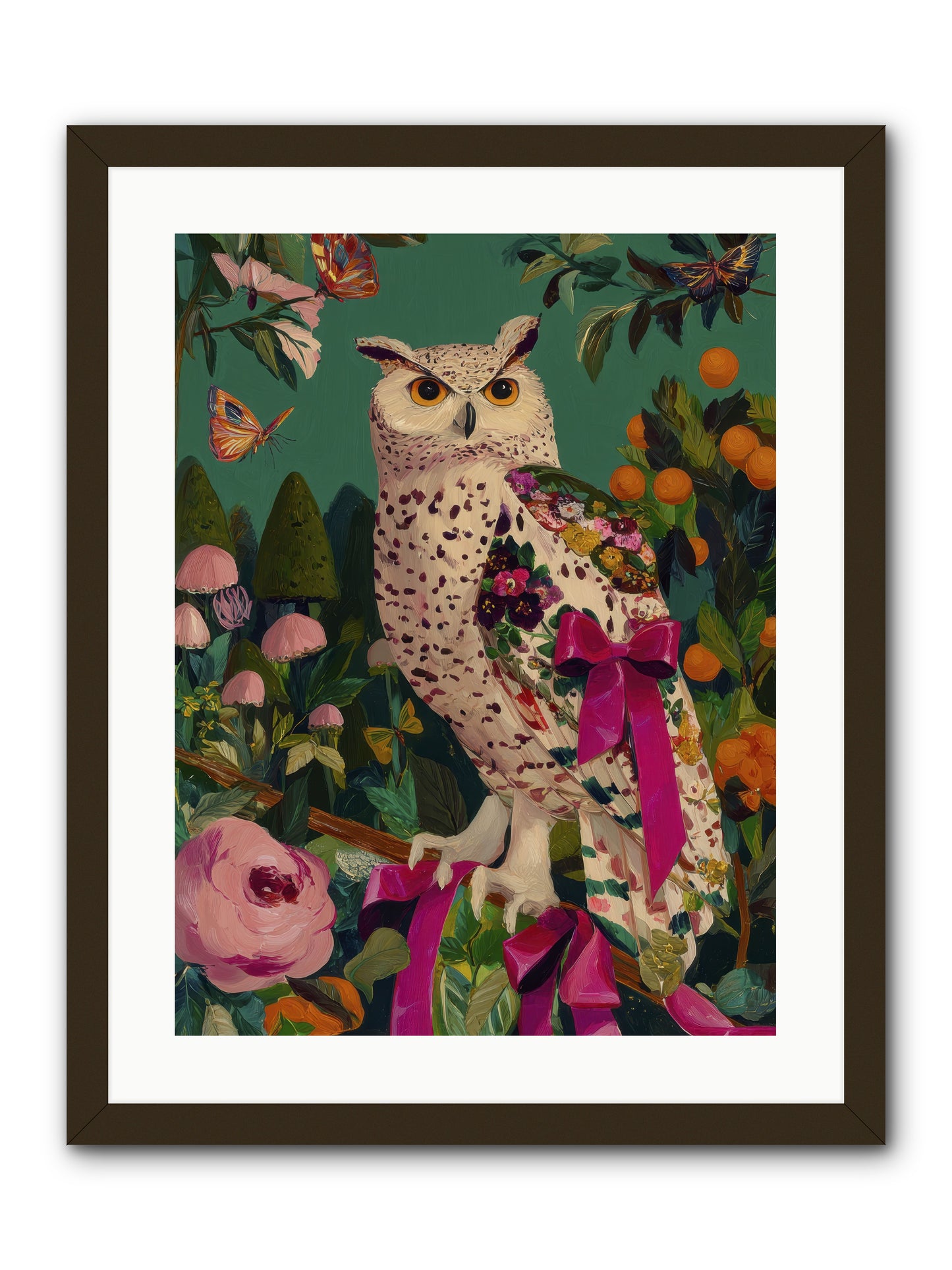The quiet turning -- Framed Print - Black 18x24