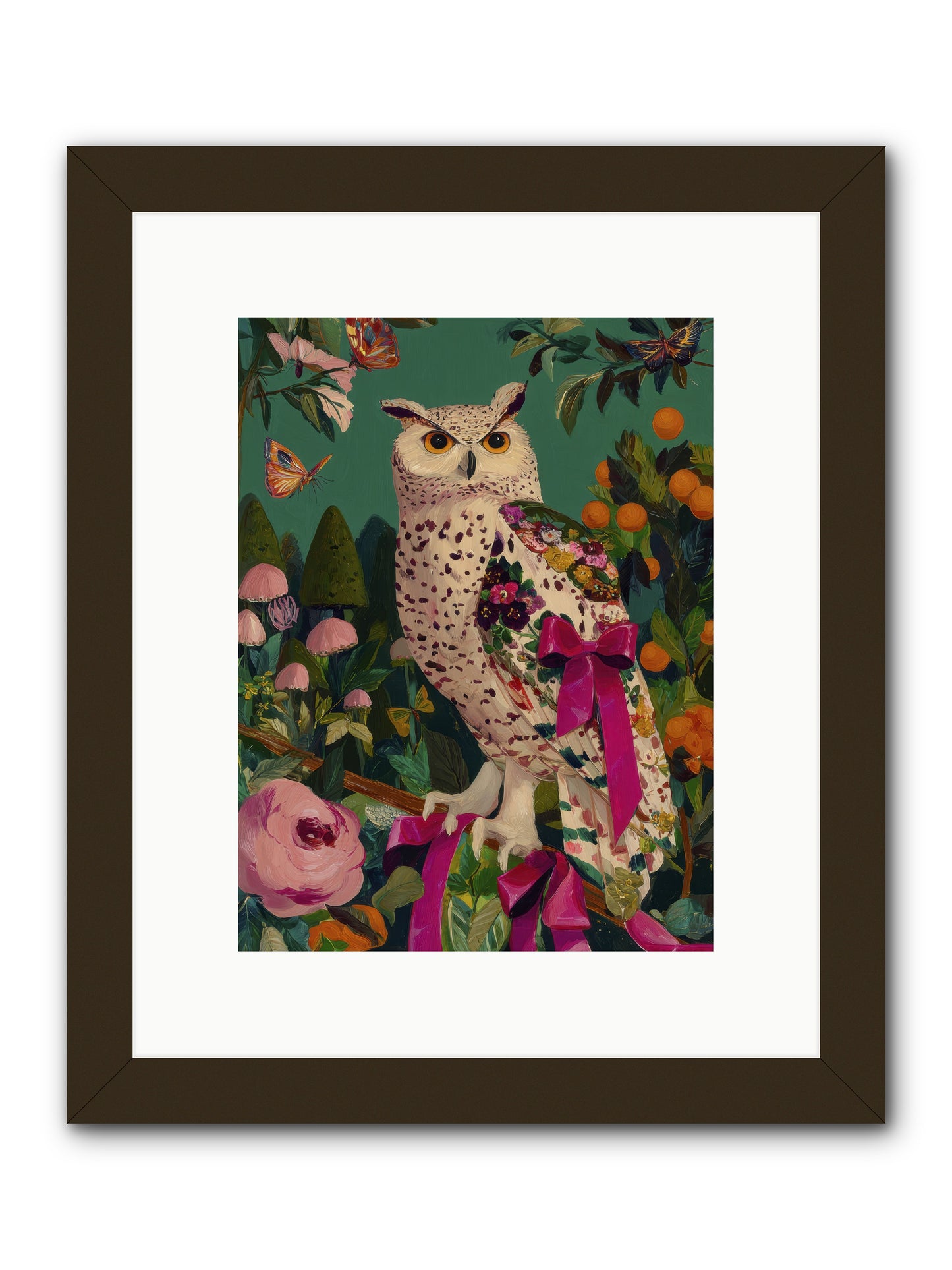 The quiet turning -- Framed Print - Black 9x12