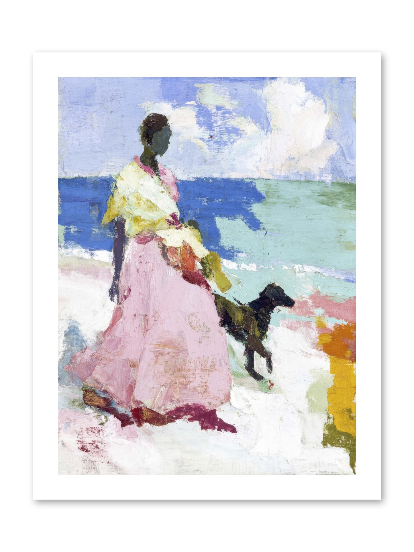 The sea's tender heart -- Loose Canvas Print 12x16